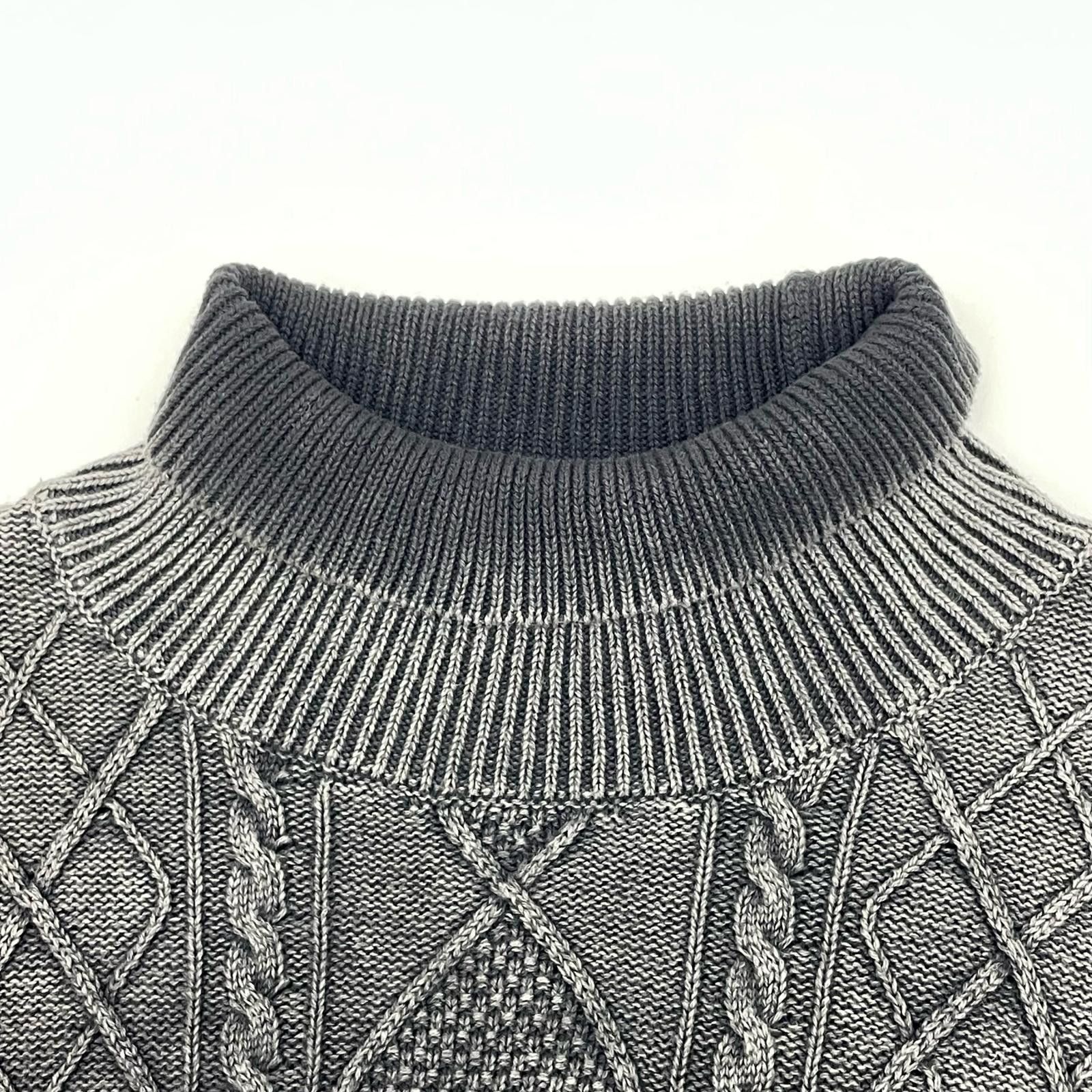 Yohji Yamamoto Yohji Yamamoto POUR HOMME DISCHARGE HIGH NECK KNIT Size US L / EU 52-54 / 3 - 3 Thumbnail