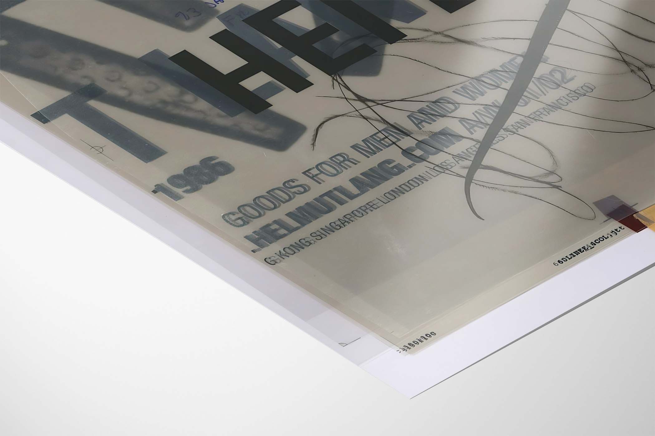Helmut Lang 90s Helmut Lang Poster Gift Vintage Archive Lookbook Logo Size ONE SIZE - 5 Thumbnail