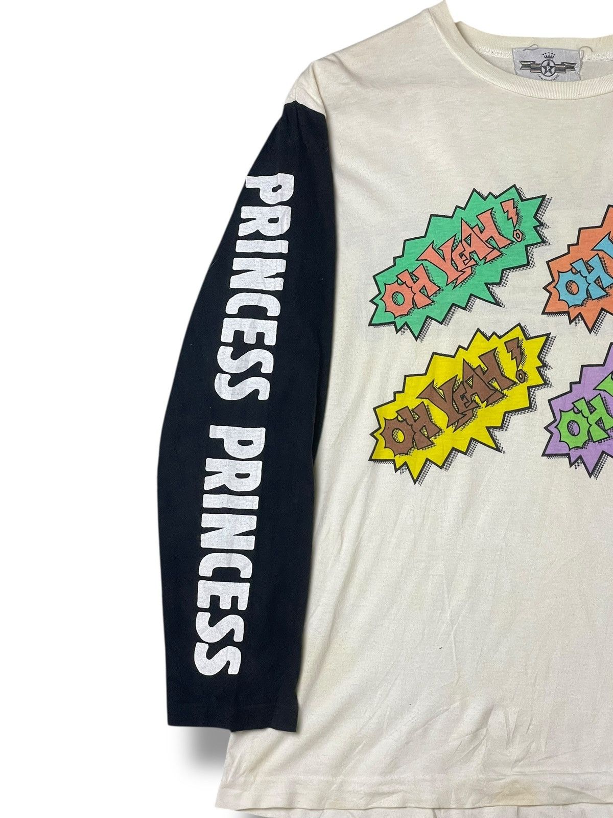 Japanese Brand × Vintage 90’s Princess Princess Band Long Sleeve Tshirt (115) Size US XXS / EU 40 - 3 Thumbnail