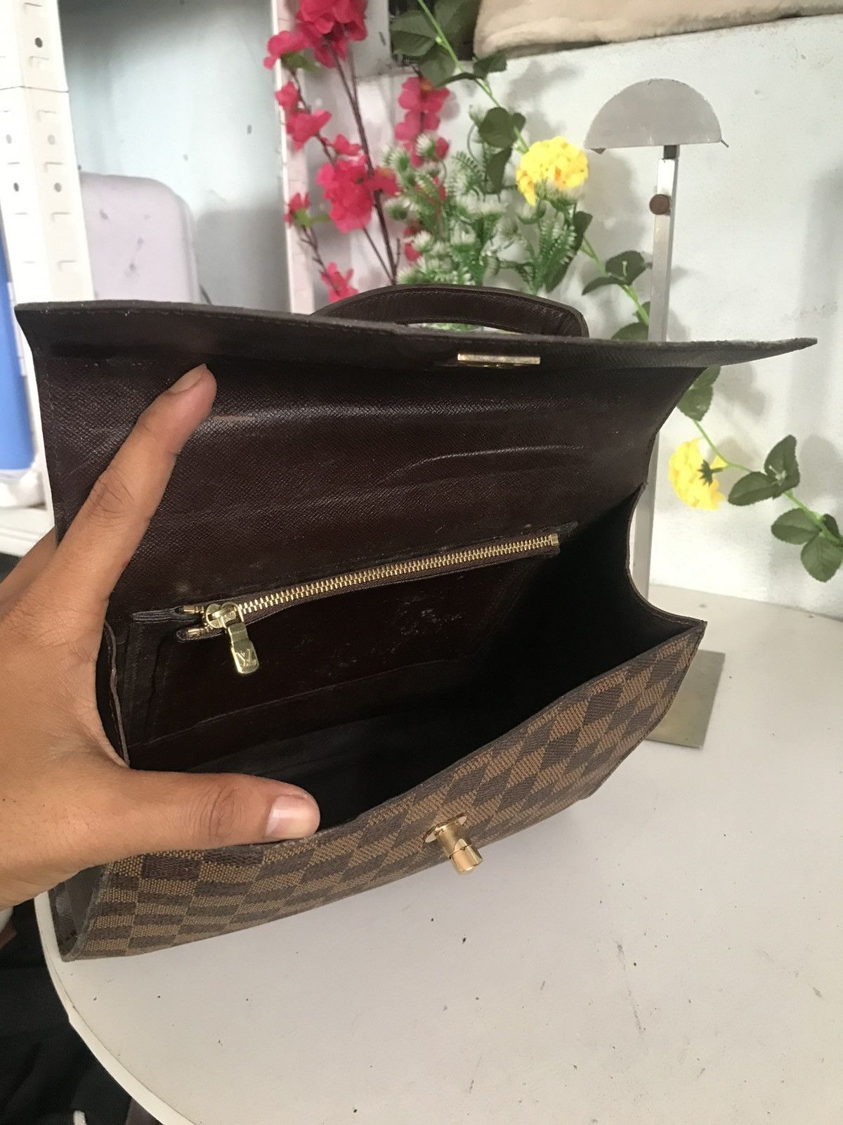 Louis Vuitton × Vintage Vintage Louis Vuitton Damier Malesherbes Size ONE SIZE - 3 Thumbnail