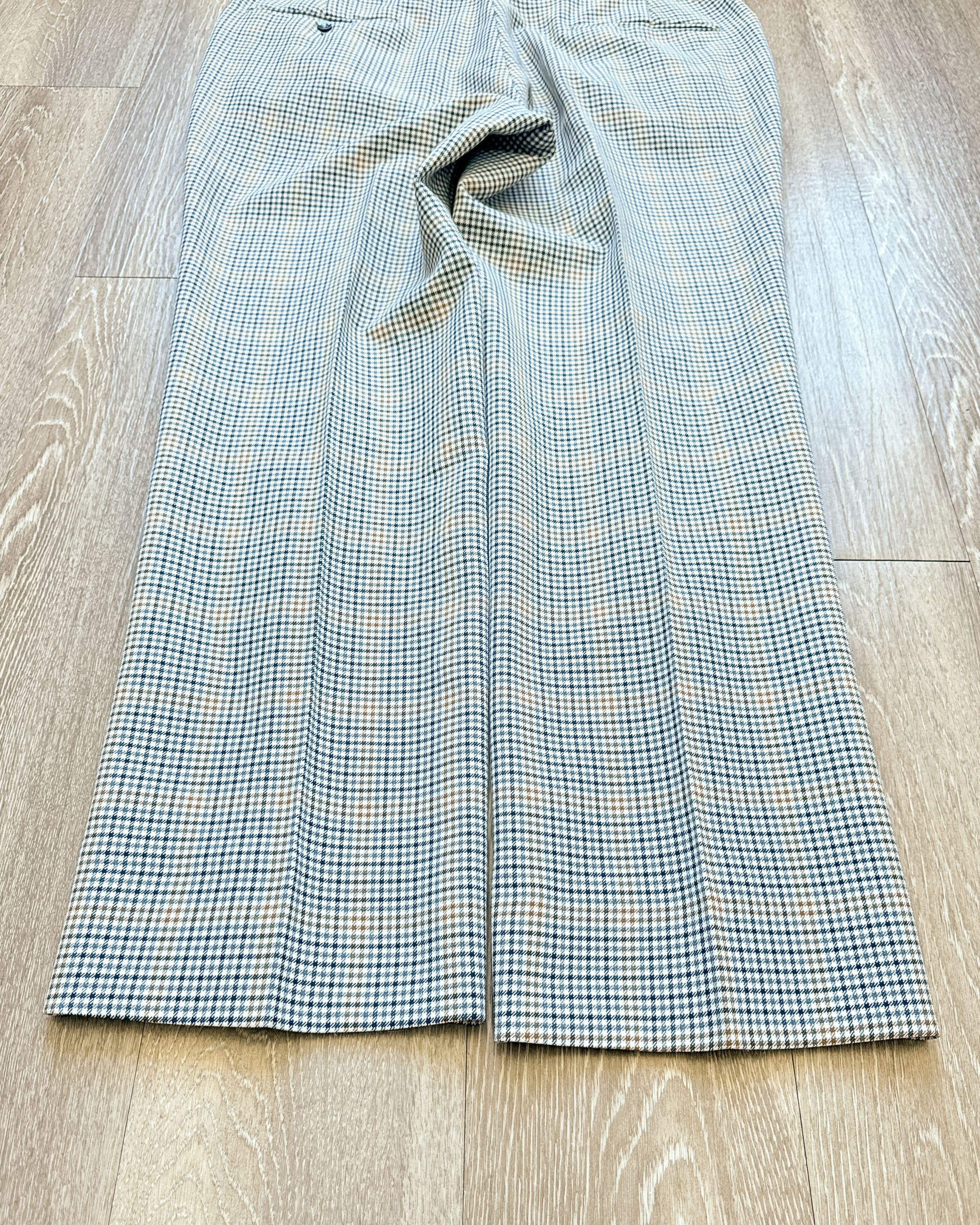 Vintage Vintage 1960s Houndstooth Plaid Disco Dress Trouser Pants 34 Size US 34 / EU 50 - 6 Thumbnail