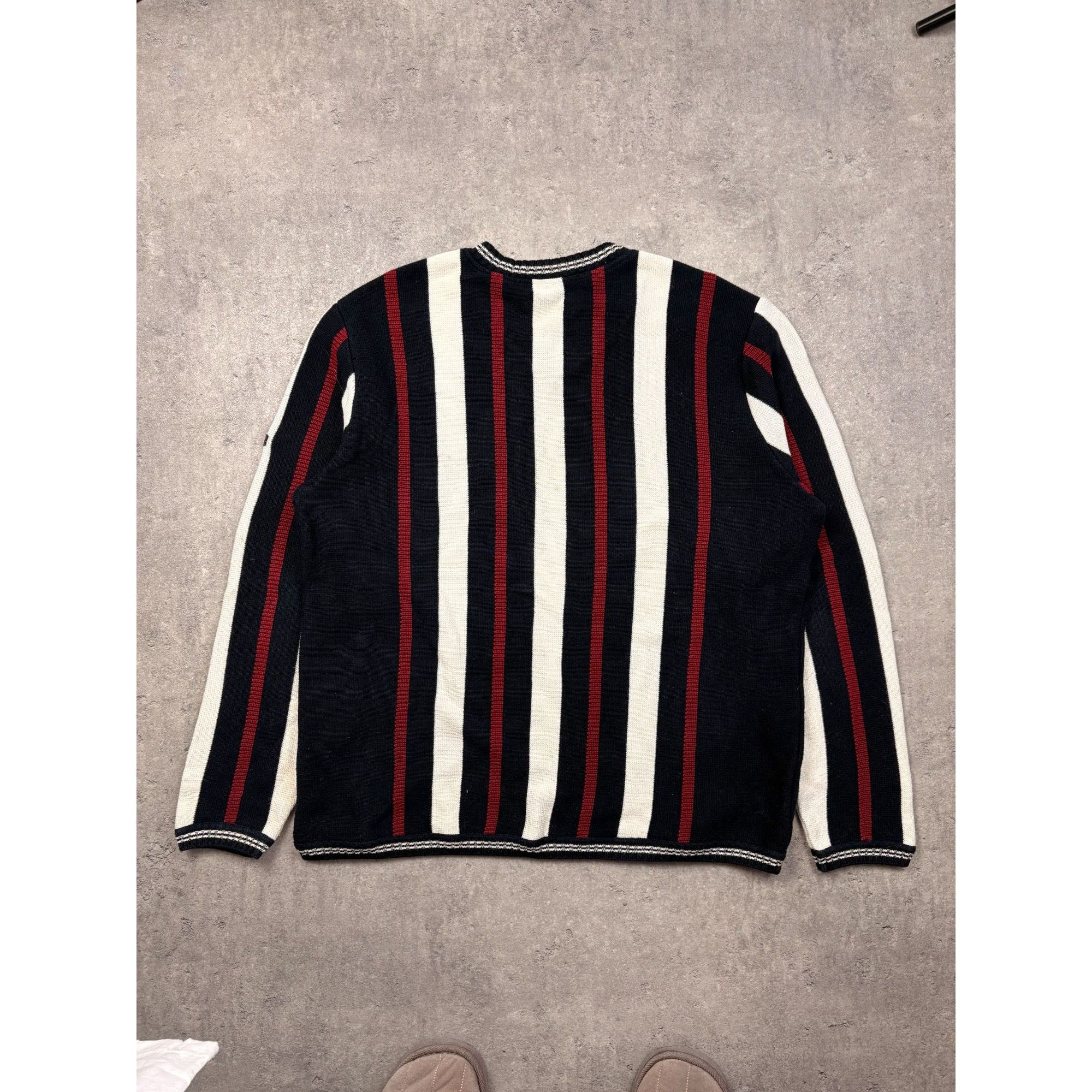 Carlo Colucci Vintage Carlo Colucci Vertical Stripe Sweater y2k STREETWEAR Size US XXL / EU 58 / 5 - 8 Thumbnail
