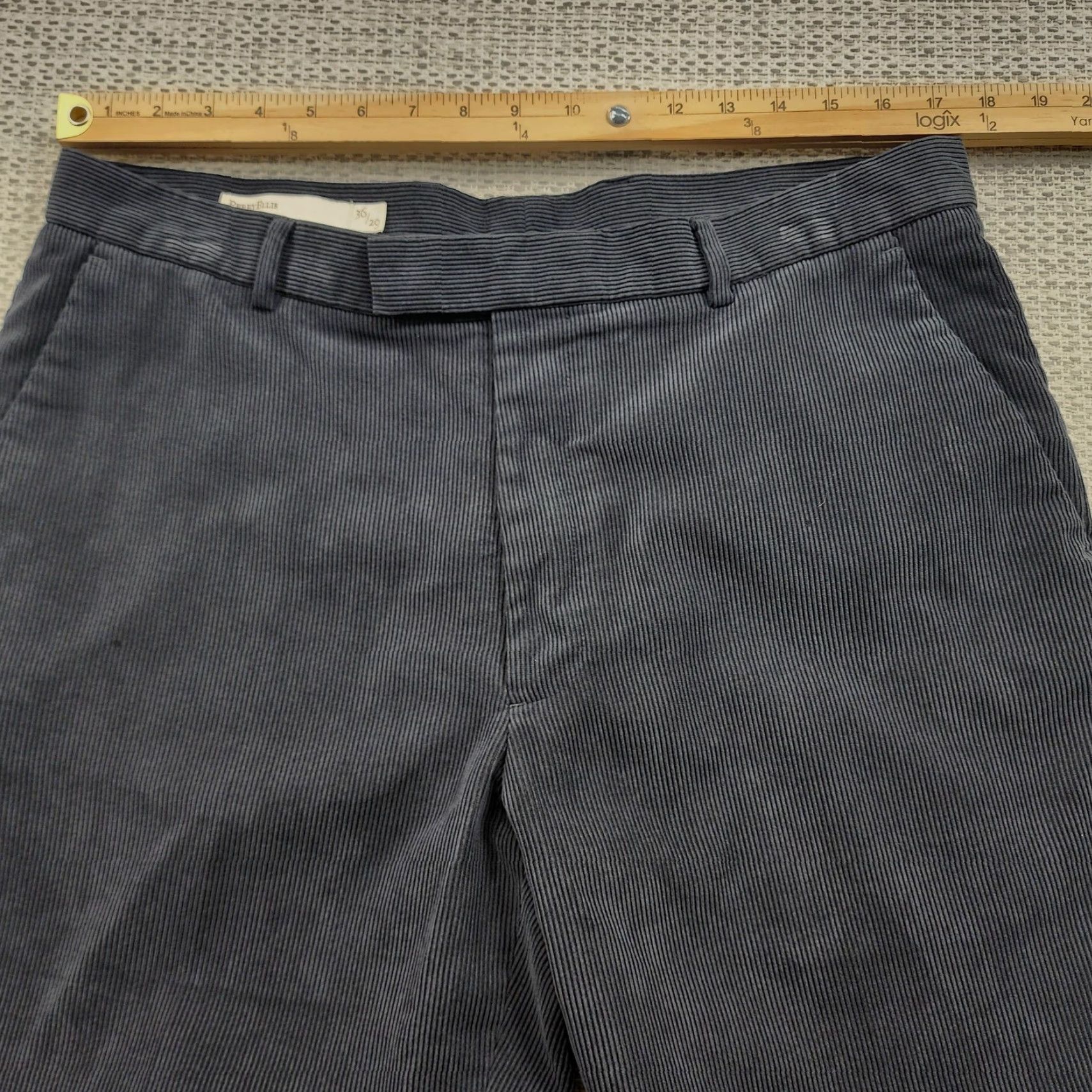 Perry Ellis Perry Ellis Pants Mens 36x29 Blue Corduroy Classic Fit Dress Slacks Work Office Size US 36 / EU 52 - 5 Thumbnail