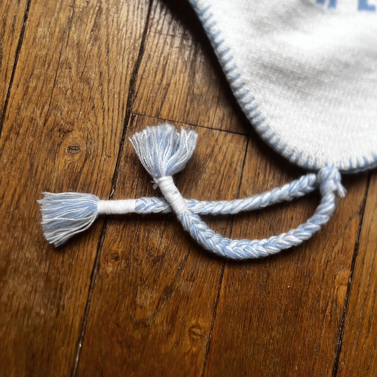 Supreme Supreme Split Logo Earflap Beanie White Baby Blue Bladee Size ONE SIZE - 5 Thumbnail