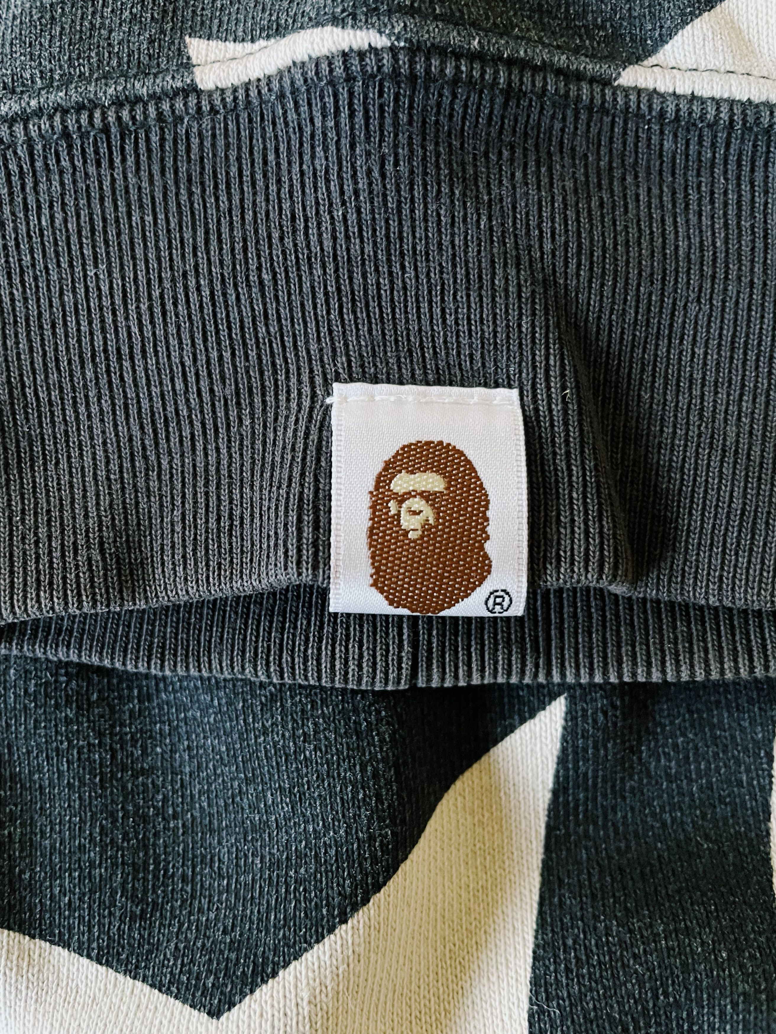 Bape Vintage Y2K Bape A Bathing Ape Sta All Over Full zip Hoodie Size US L / EU 52-54 / 3 - 6 Thumbnail