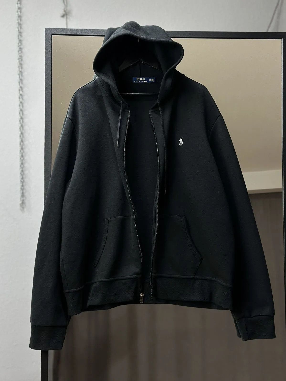 Ralph Lauren Zip Hoodie Black Polo Ralph Lauren Vintage Oversize Y2K Size US XXL / EU 58 / 5 - 5 Thumbnail