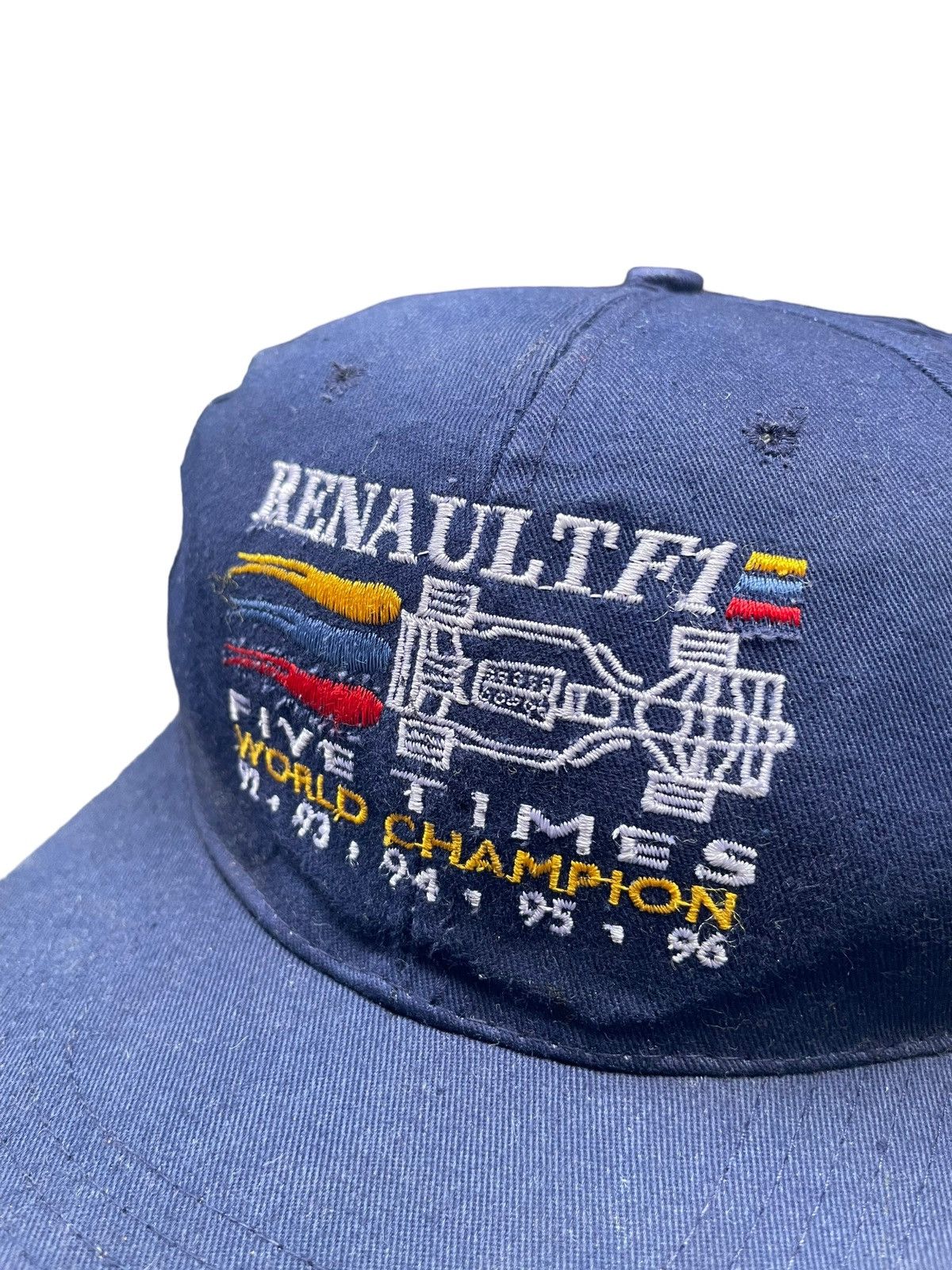 Vintage Vintage Renault F1 Champion Cap Size ONE SIZE - 2 Thumbnail