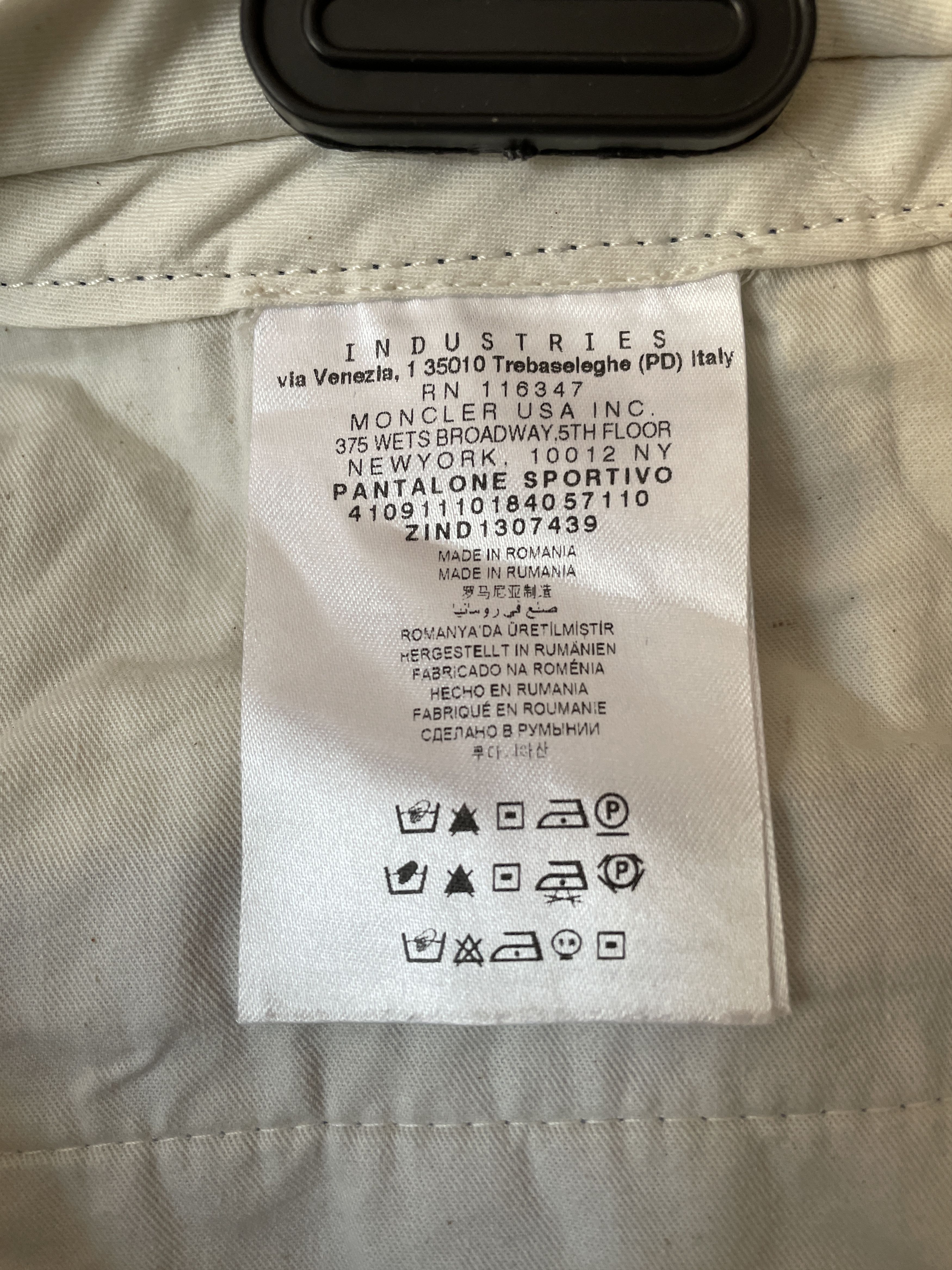 Designer × Moncler Moncler Pantalone Sportivo Dress Pants Blue 54 XL Size US 38 / EU 54 - 12 Thumbnail