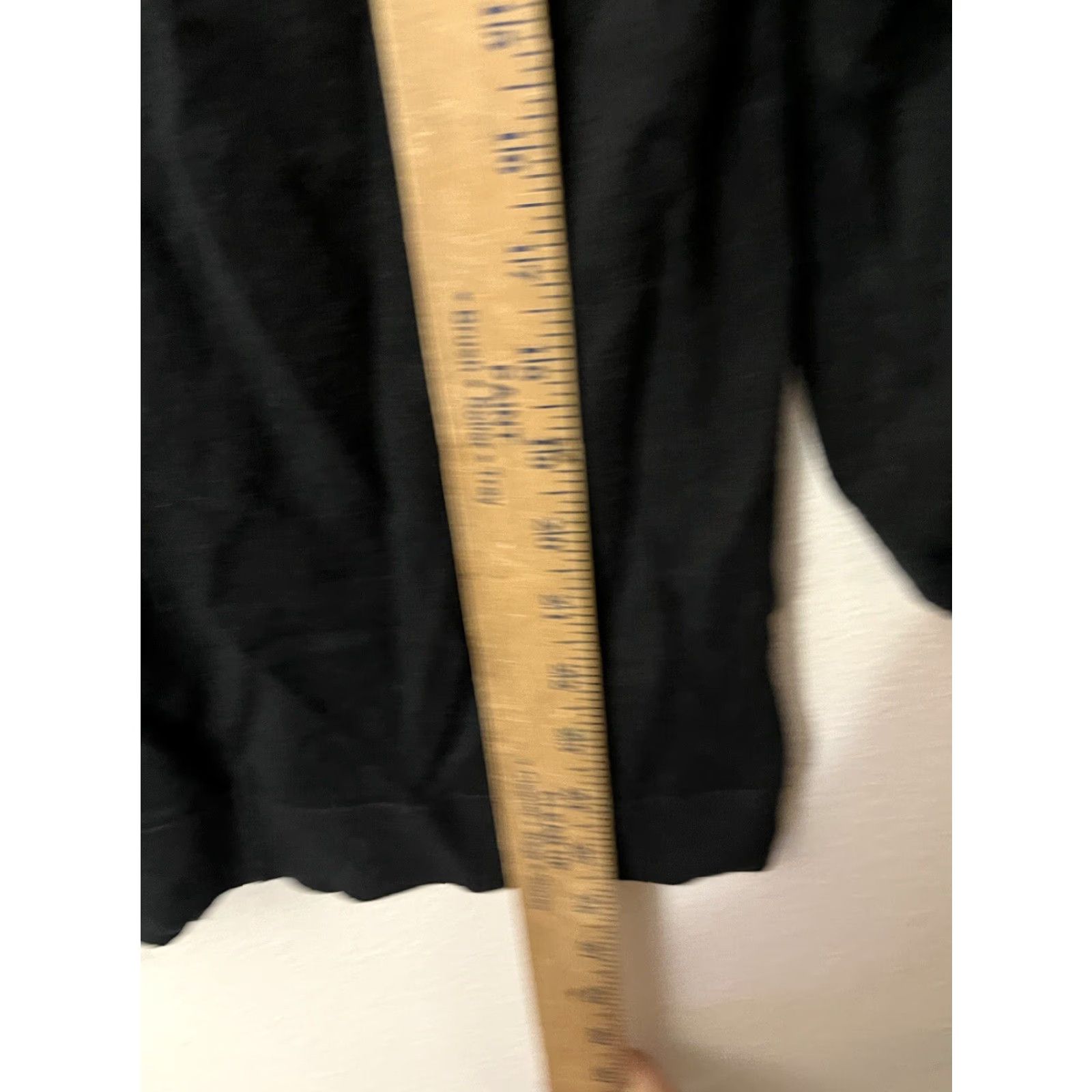 Loft VINTAGE LOFT Women's Cardigan Sweater Small 3/4 Sleeve Black Cotton Casual Workwear Seasonal Size S / US 4 / IT 40 - 4 Thumbnail