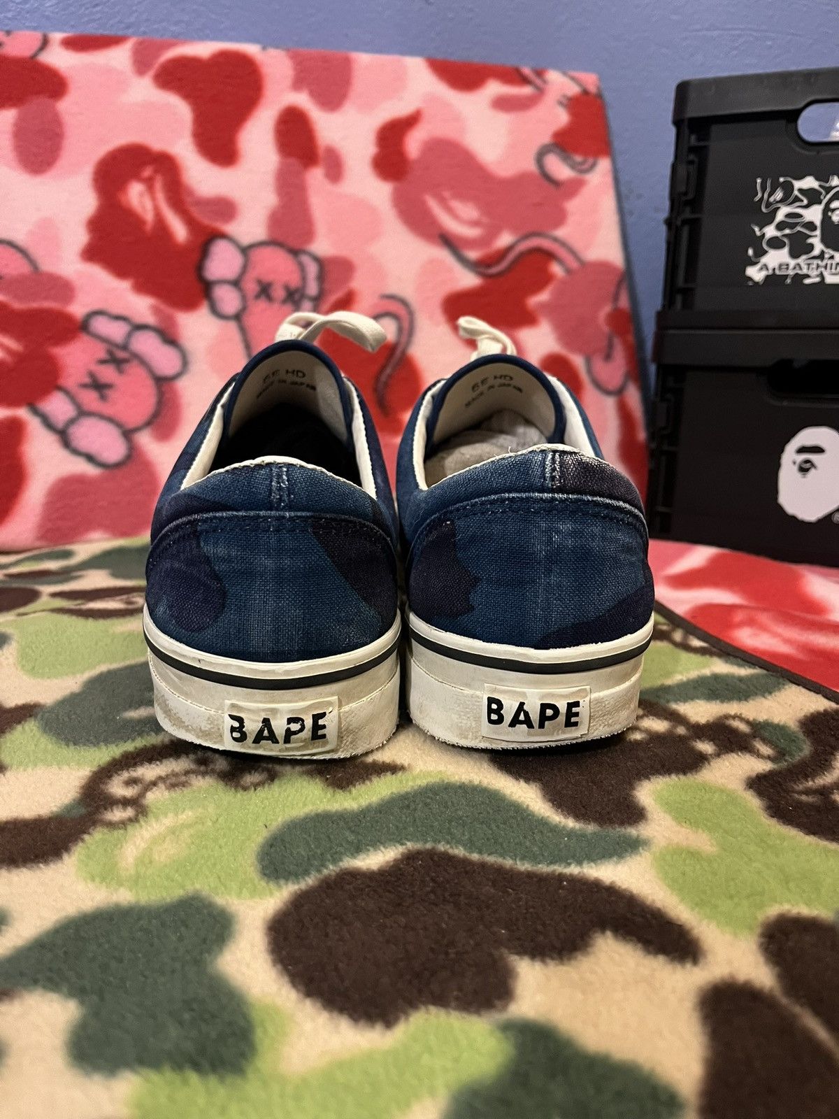 Bape Bape vans style Bapesta Size US 8.5 / EU 41-42 - 4 Thumbnail
