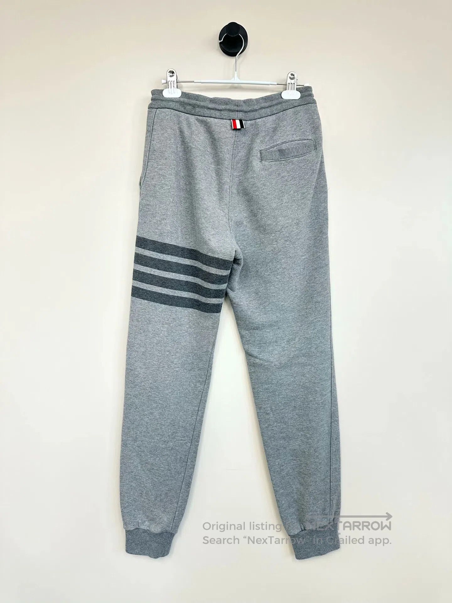 Thom Browne Thom Browne size XS Gray Classic Four-Stripe Casual Pants| Size US 27 - 2 Thumbnail