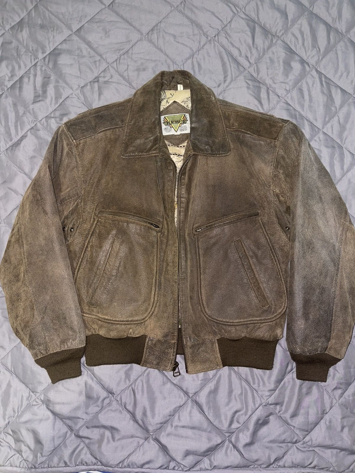 American Map Bomber Jacket