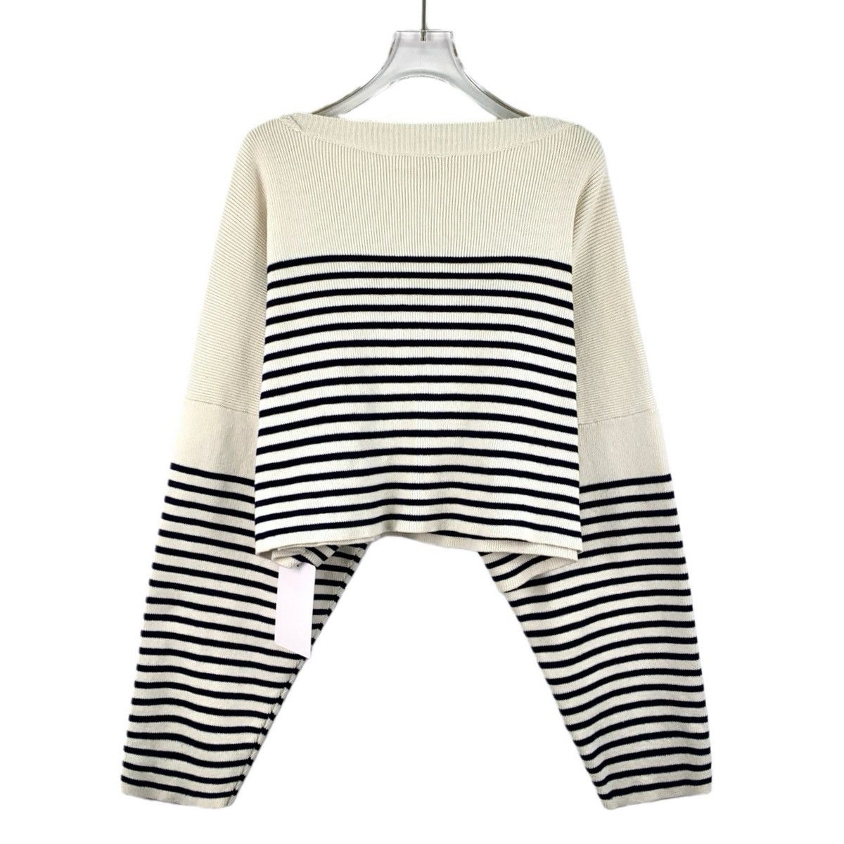 Celine Celine Color-block Striped Long Sleeve Knit Sweater K26WX Size L / US 10 / IT 46 - 2 Thumbnail