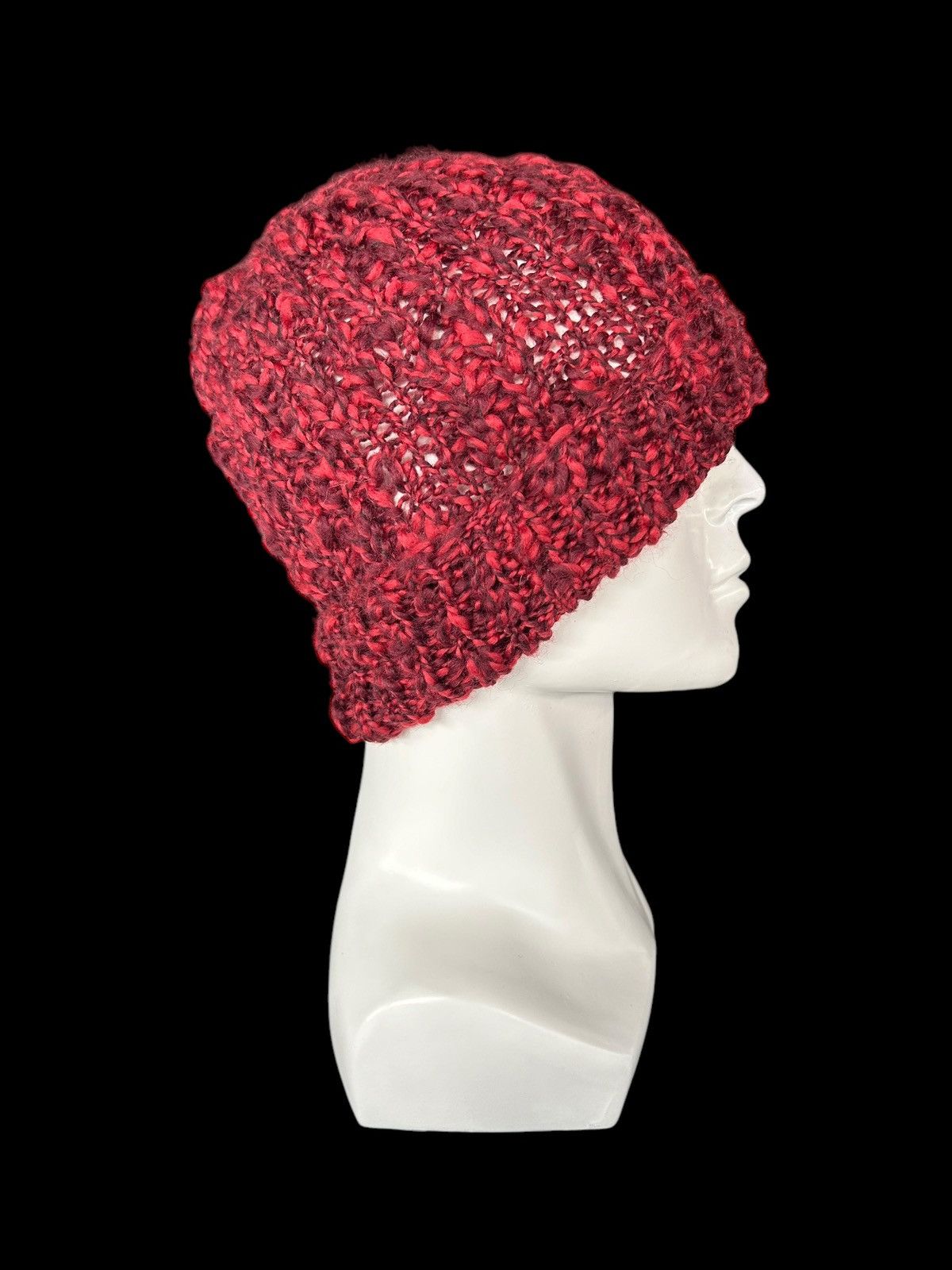 Japanese Brand × Kapital × Vintage Crochet Knitted handmade Beanie Hats Rare ☠️☠️ Size ONE SIZE - 4 Thumbnail