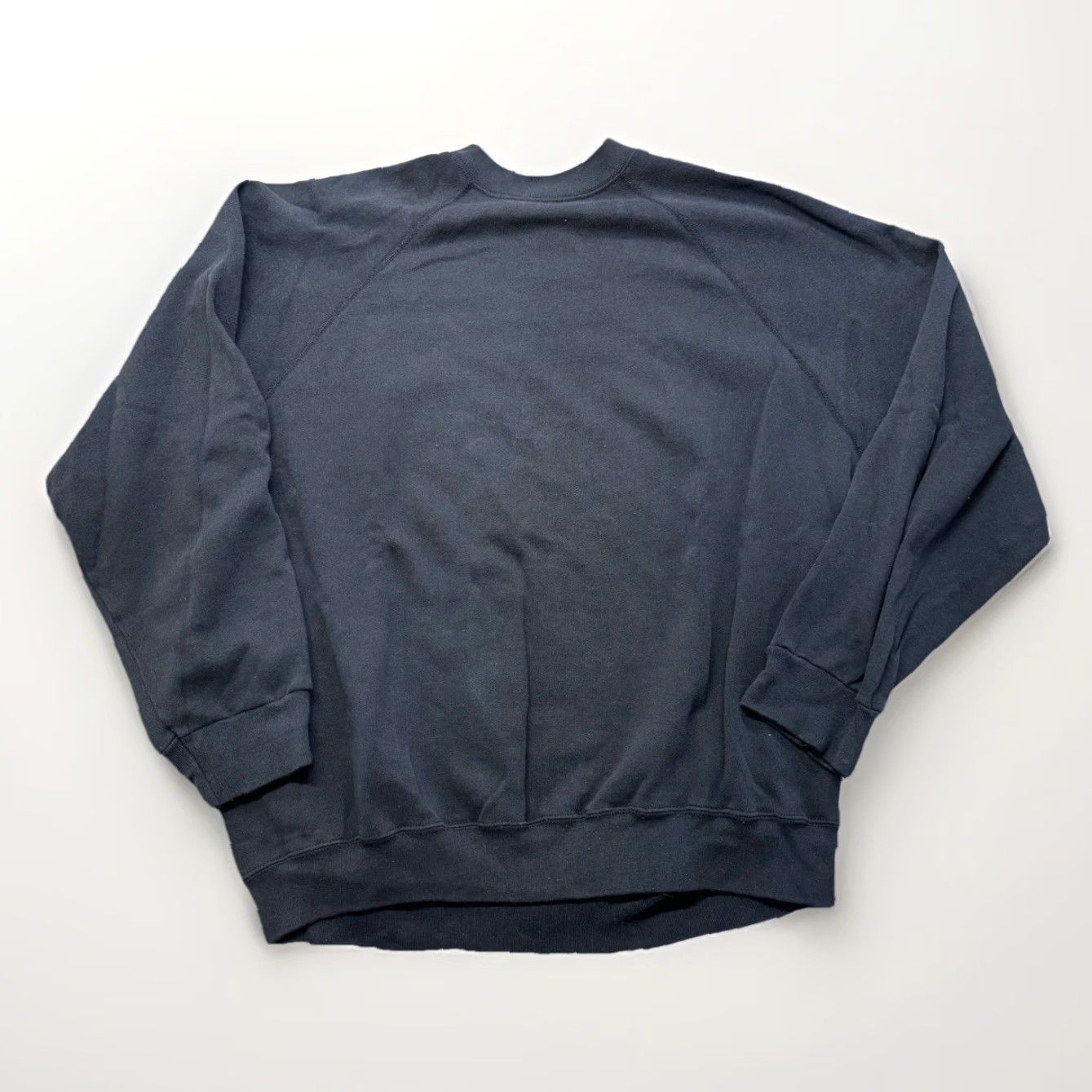 Tultex VINTAGE Crewneck Sweatshirt Mens XXL Black 90s Tultex USA Made Cotton Blend Fleece Pullover Size US XXL / EU 58 / 5 - 2 Thumbnail