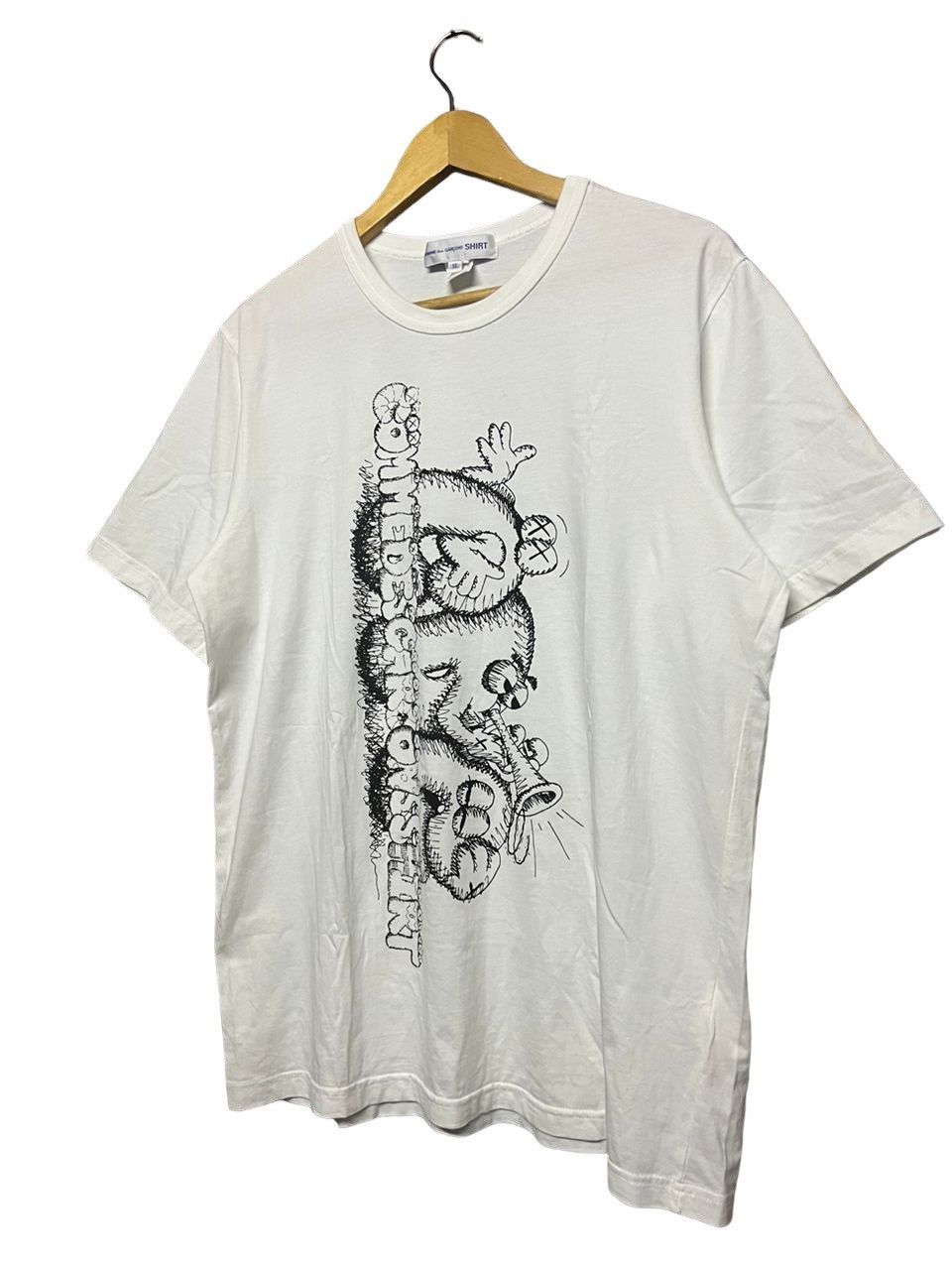 Comme des Garcons Homme Plus × Kaws Ss21 Comme Des Garcons Shirt X Kaws Artwork Tee Size US XL / EU 56 / 4 - 5 Thumbnail