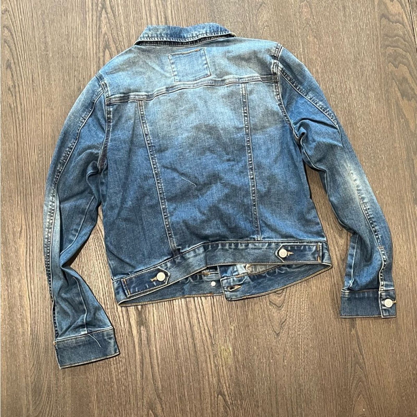 Vintage NWOT Mudd Juniors Distressed Jean Jacket - Size S Size S / US 4 / IT 40 - 5 Thumbnail