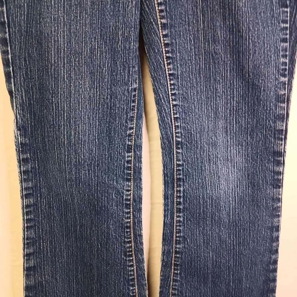 Calvin Klein CALVIN Klein Flare Jeans Blue Denim Low Rise Bootcut Sz 4 Size 27" / US 4 / IT 40 - 3 Thumbnail