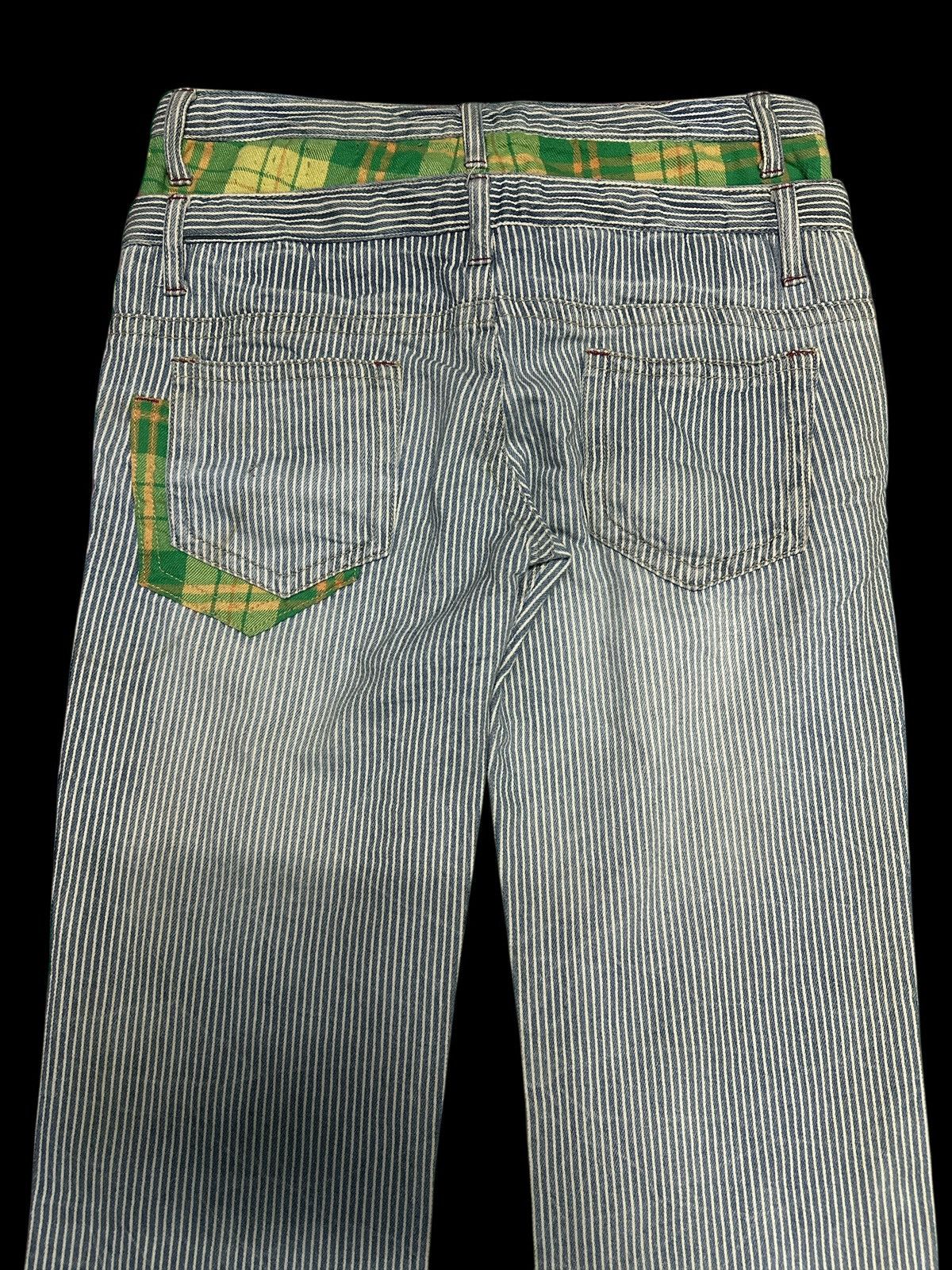 If Six Was Nine Double Waist 💥 Short Double Waist Hickory Denim💥 Size US 32 / EU 48 - 4 Thumbnail