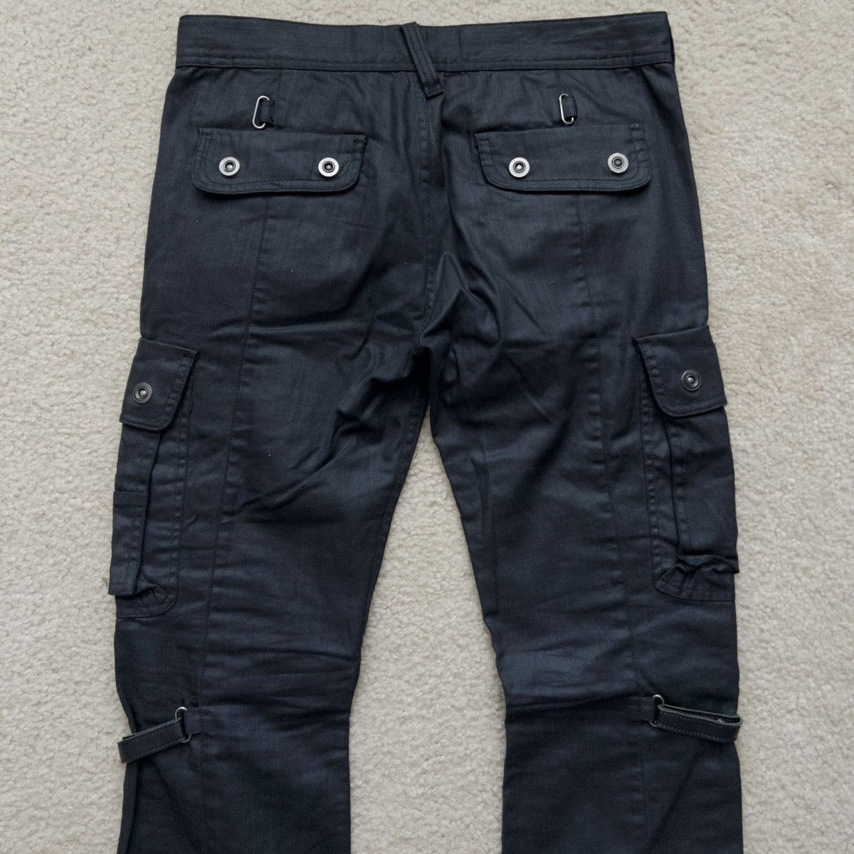 Le Grande Bleu (L.G.B.) × Tornado Mart Tornado Mart Waxed Cargo Denim Size US 33 - 4 Thumbnail