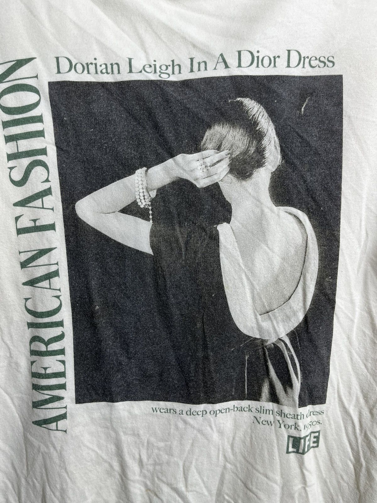 Vintage Vintage Dorian Leigh In A Dior T shirt Size US XL / EU 56 / 4 - 2 Thumbnail