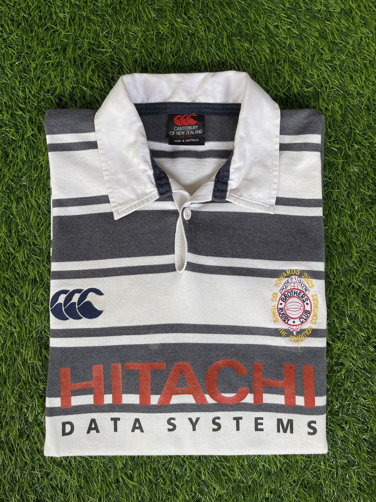 Canterbury of New Zealand CANTERBURY OF NEWZEALAND🔥HITACHI DATA SYSTEMS POLO RUGBY TEE Size US XXL / EU 58 / 5 - 6 Thumbnail