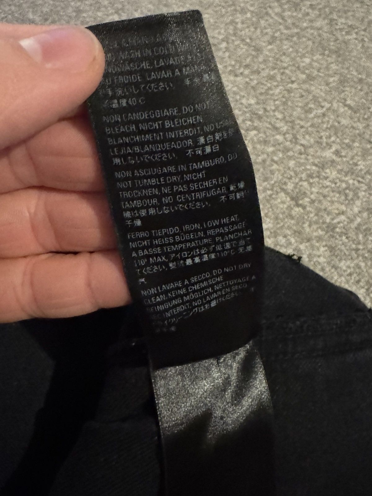 Balenciaga BALENCIAGA - Black denim ravers *RARE! Size US 30 / EU 46 - 11 Thumbnail