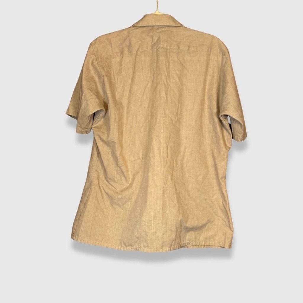 Arrow Vintage Arrow Shirt Minimal Tan Embroidered M Size US M / EU 48-50 / 2 - 2 Thumbnail