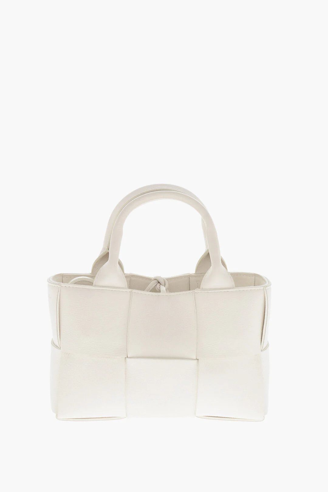 Bottega Veneta og1mm0426 Size: OS / Leather Mini Tote Bag in White Size ONE SIZE - 1 Thumbnail