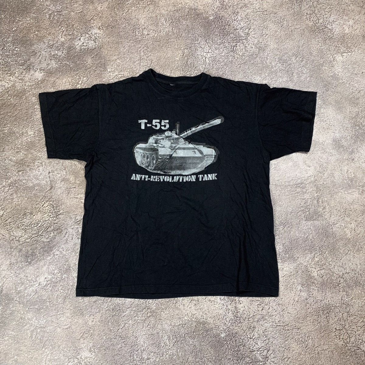 Vintage Vintage 90s T-55 Tank Graphic Tee Y2K Grunge Streetwear L Size US L / EU 52-54 / 3 - 1 Thumbnail