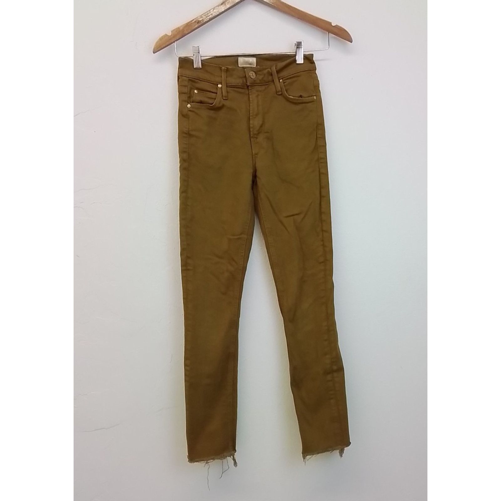 MOTHER Mother The Mid Rise Dazzler Jeans Women's 24 Brown Ankle Size 24" / US 00 / IT 34 - 2 Thumbnail