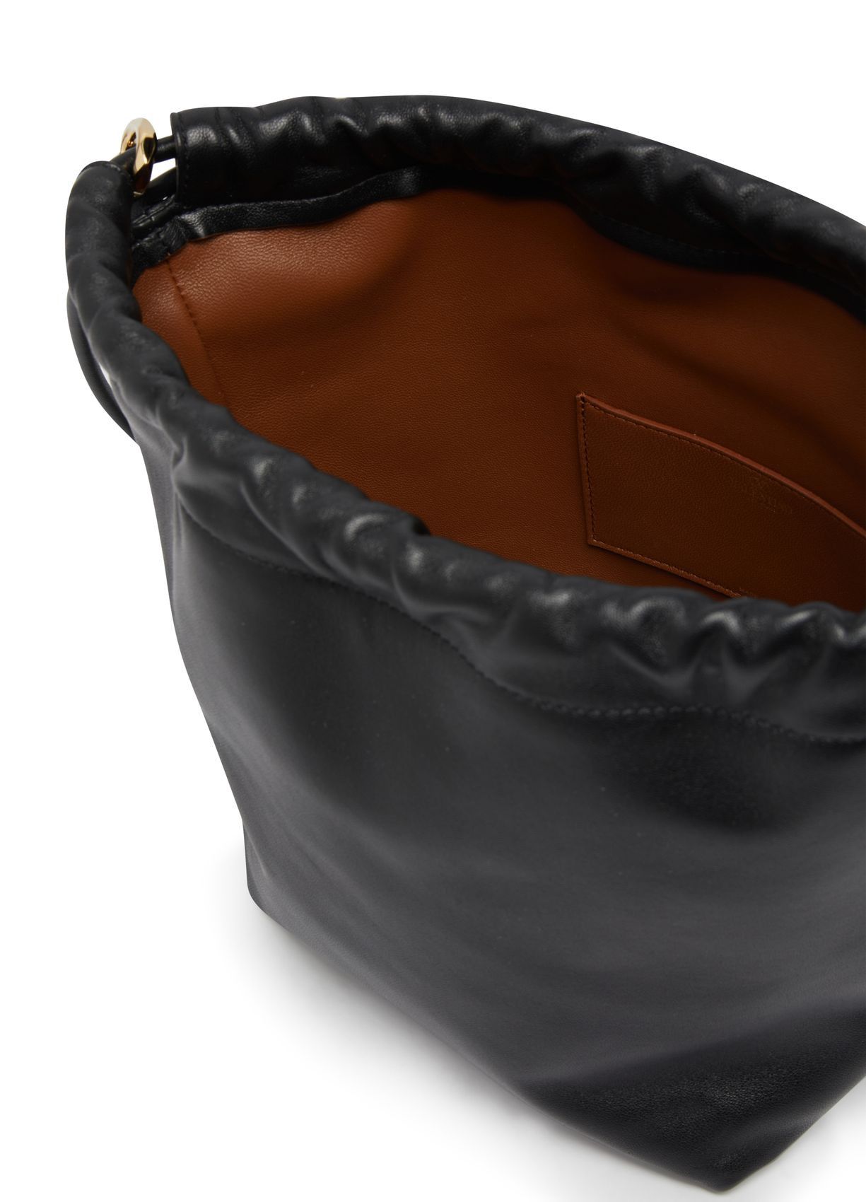 Valentino o1s22i1n0924 Size: OS / Pouf Mini Vlogo Bucket Bag in Black Size ONE SIZE - 5 Thumbnail