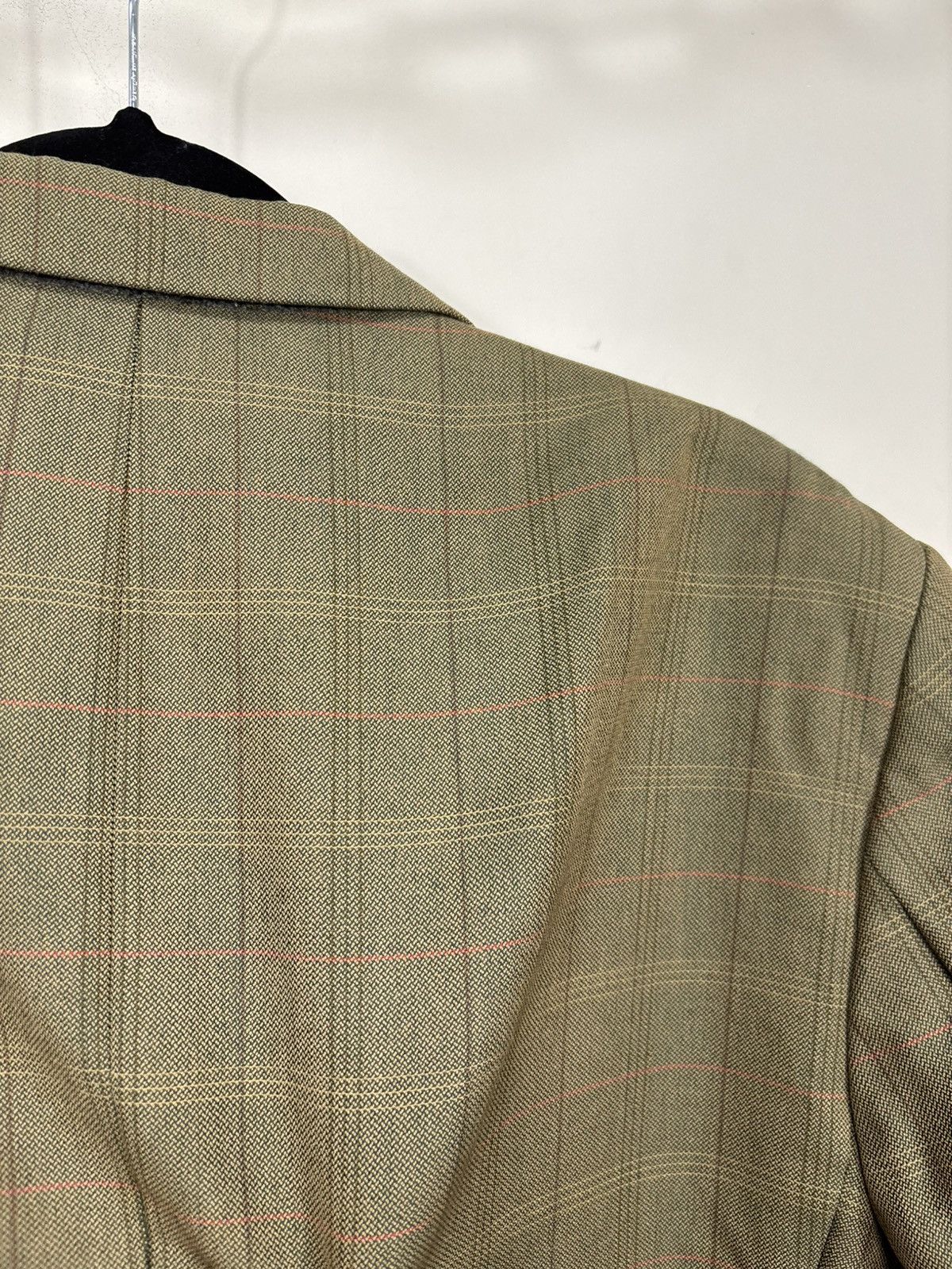 Burberry Vintage Burberry Prince Of Wales Check Wool Blazer Jacket Size 46R - 22 Thumbnail