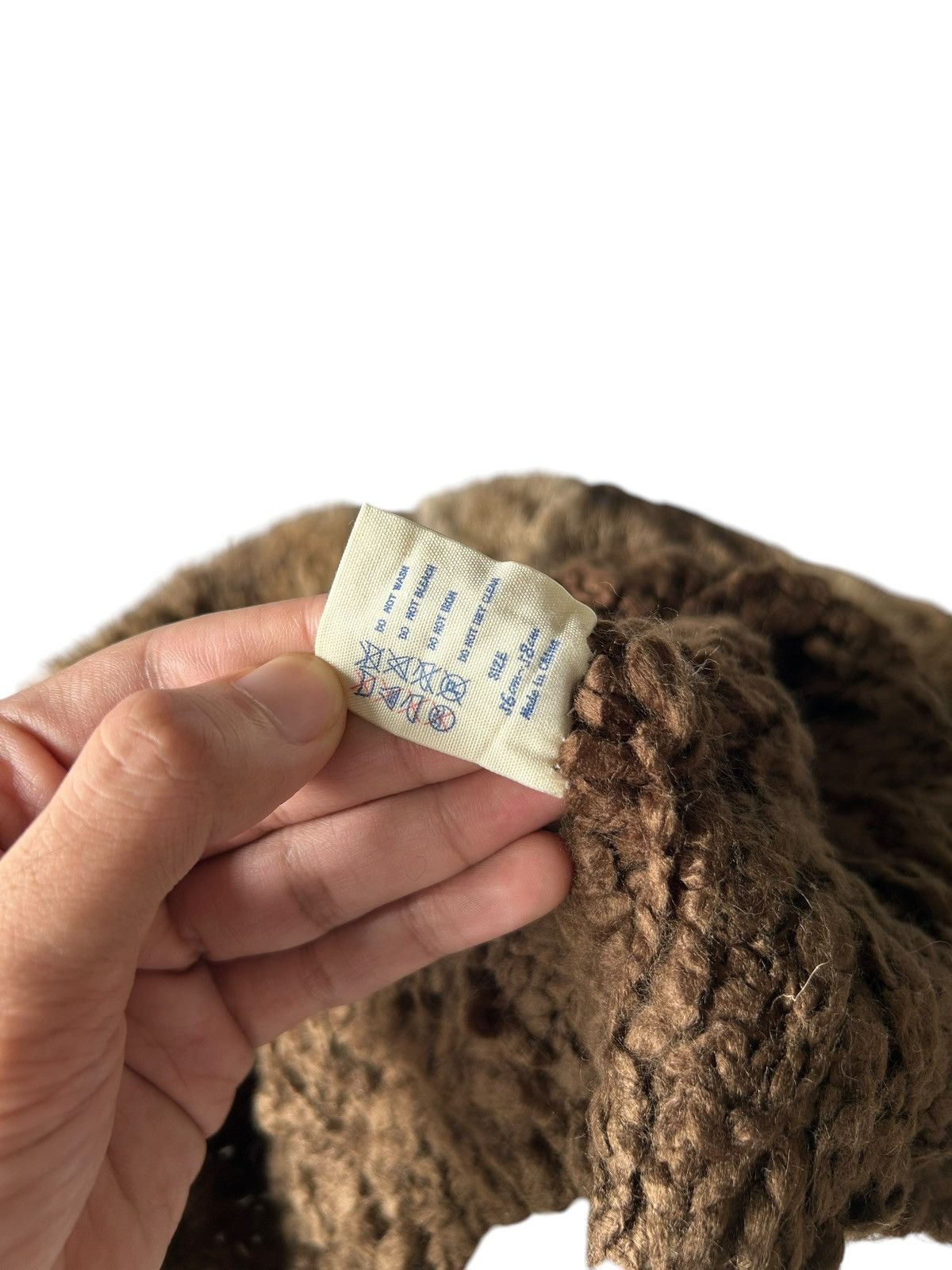 Japanese Brand × Kapital × Vintage Japanese Brand Overide Knitt Fur Big Beanie Hats Size ONE SIZE - 16 Thumbnail