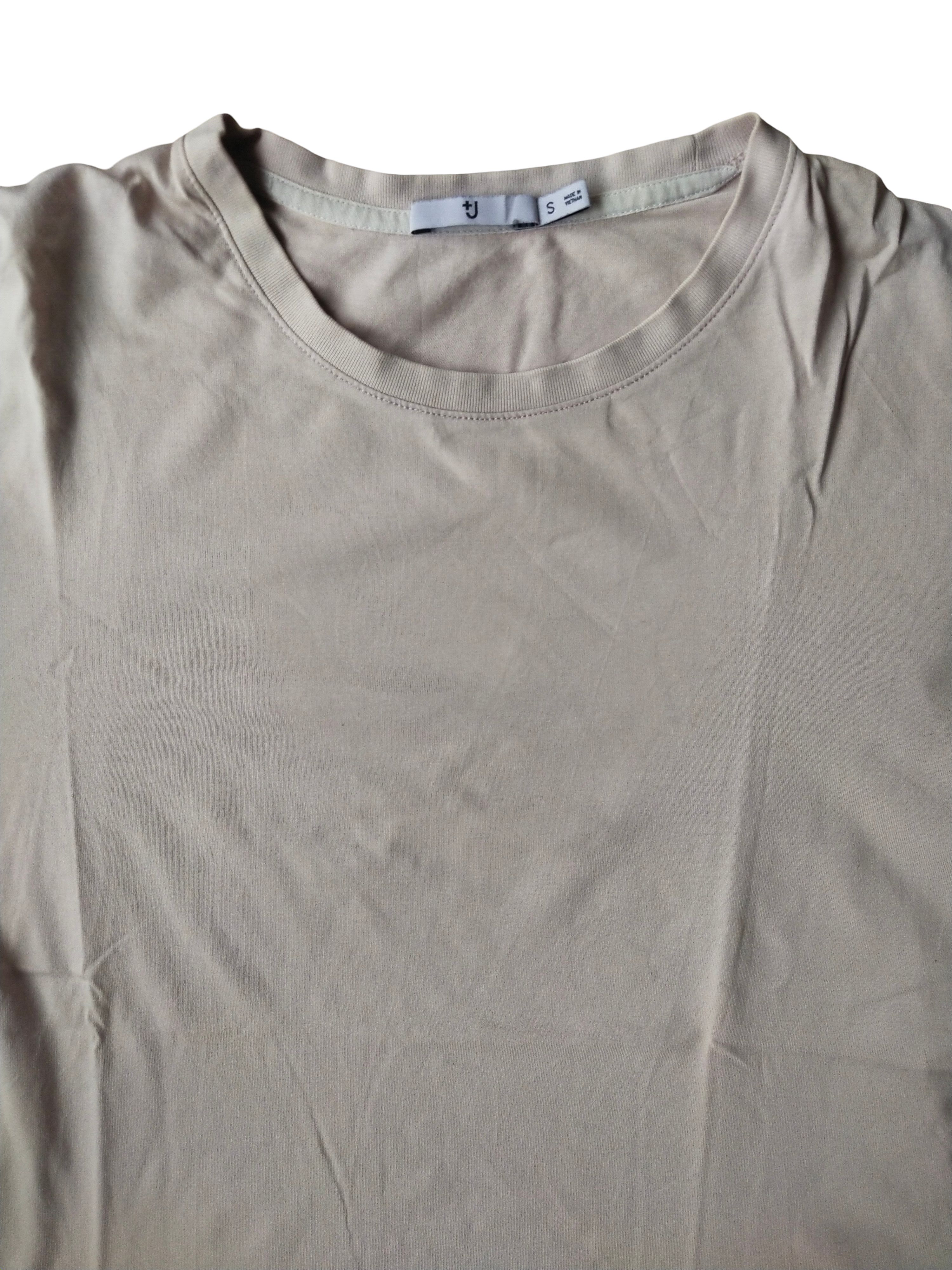 Jil Sander Uniqlo +J Jil Sander Minimalist Blank T-Shirt Taupe Size US S / EU 44-46 / 1 - 2 Thumbnail