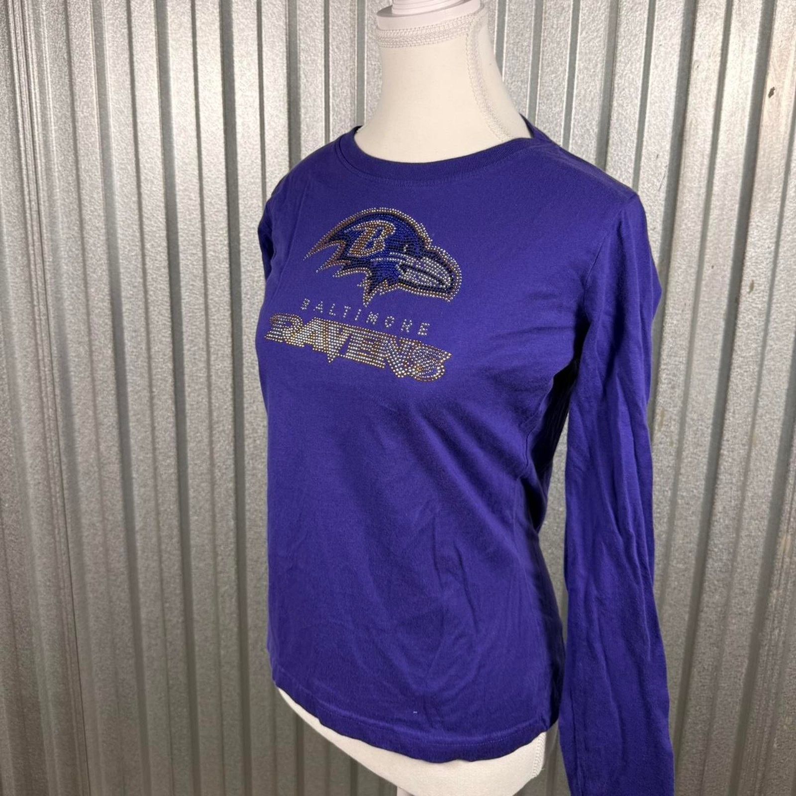 NFL Purple baltimore ravens rhinestone Size S / US 4 / IT 40 - 2 Thumbnail