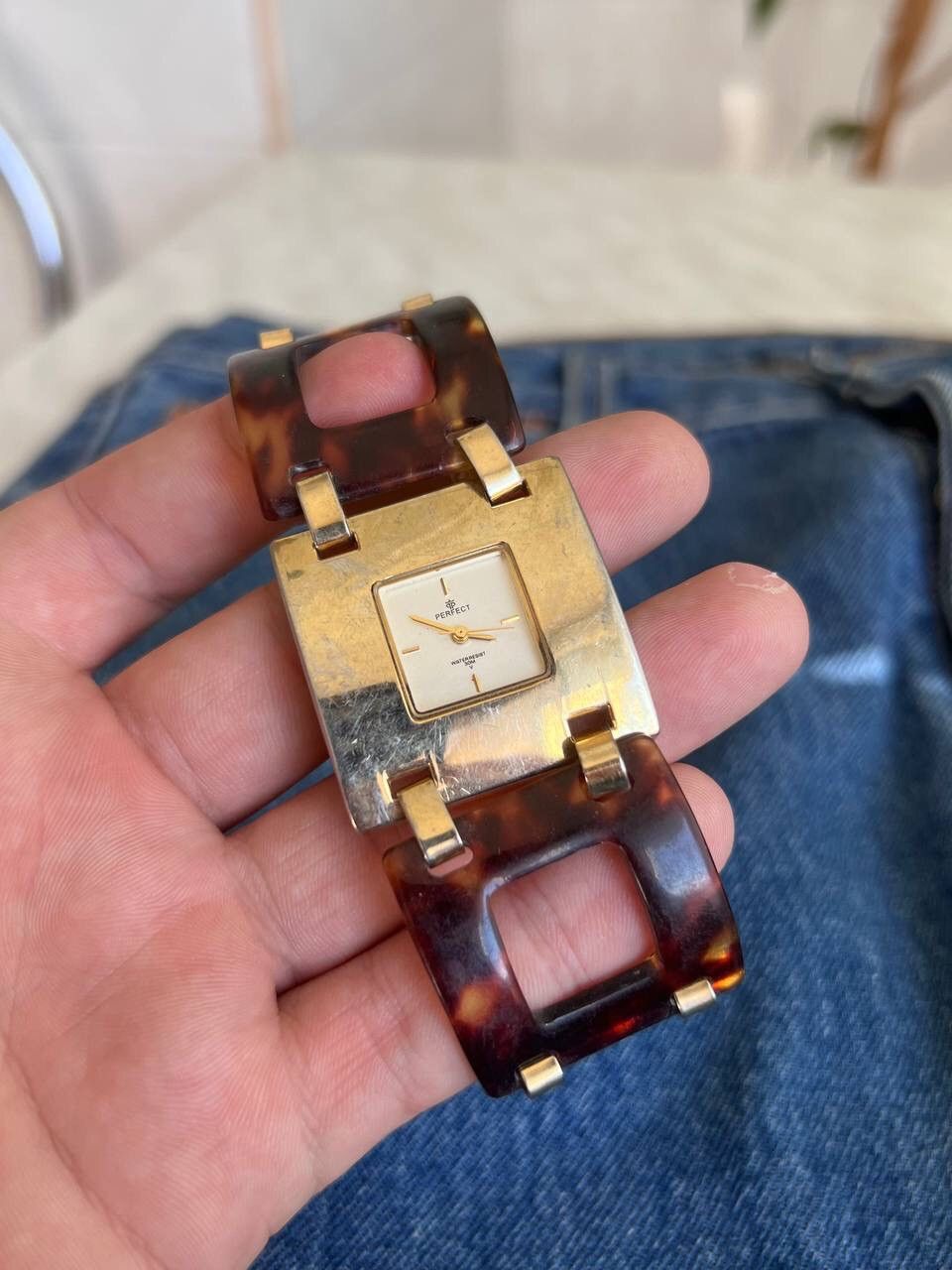 Japanese Brand × Vintage Vintage Japanese style futuristic Watch Leopard 90s Japan Size ONE SIZE - 2 Thumbnail