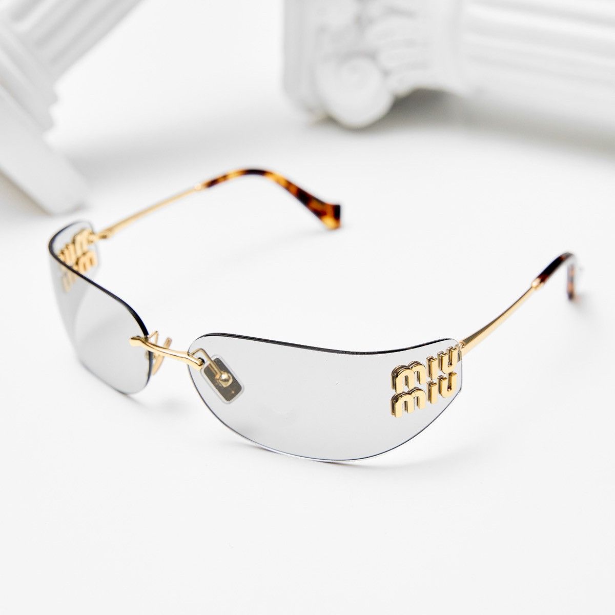 Miu Miu MIU MIU 0MU A51S 5AK50K SUNGLASSES Size ONE SIZE - 2 Thumbnail