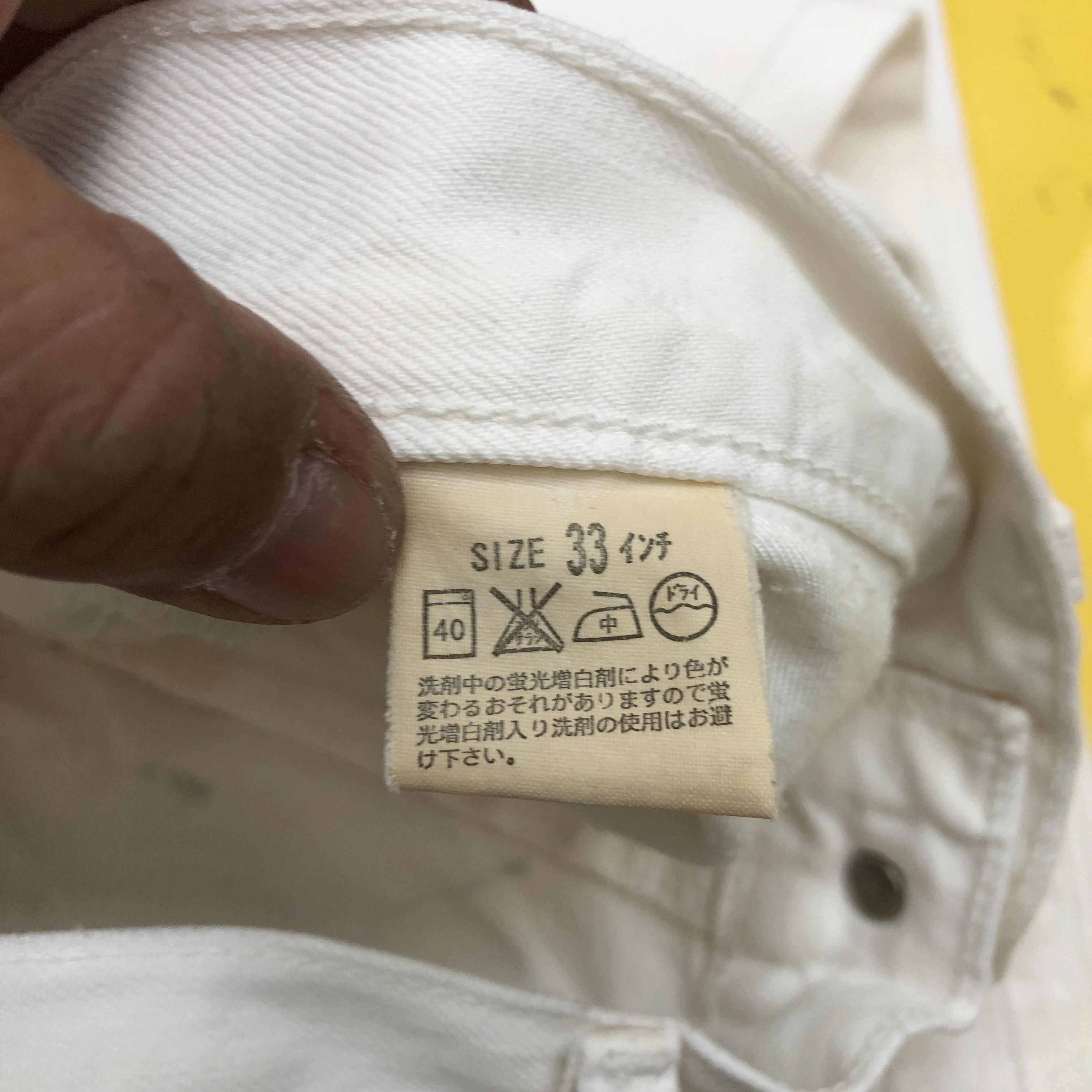 Levi's Rare Vintage Levis Jeans Printed Phoenix Levi's White Denim Size US 30 / EU 46 - 10 Thumbnail