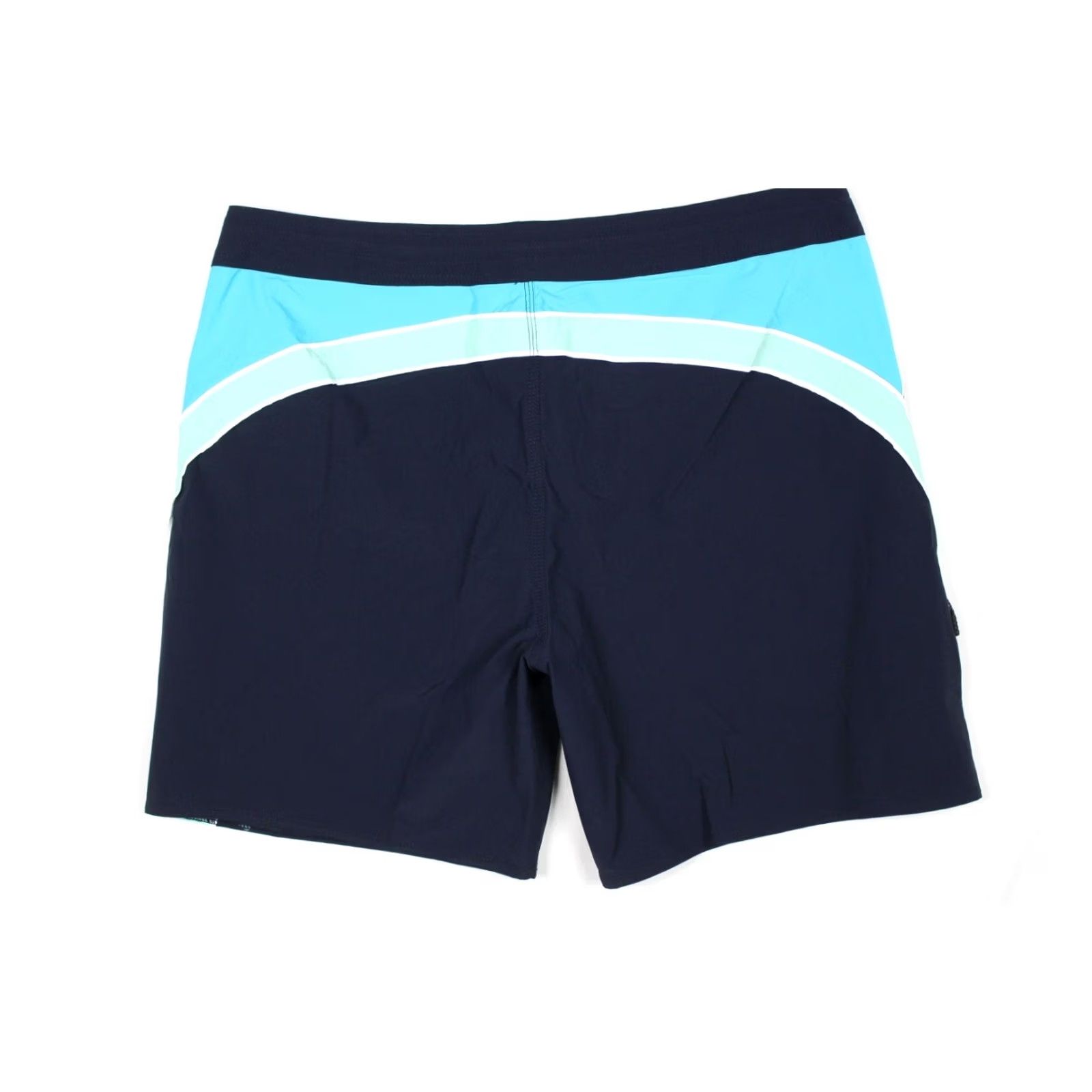 Volcom Volcom Men's Rangled Liberators 19" Board Shorts Size 40 Navy Blue Navy Blue Striped 40 x 19 Outseam Pockets Drawstring Stretch Board Shorts Mens Size US 40 / EU 56 - 2 Thumbnail
