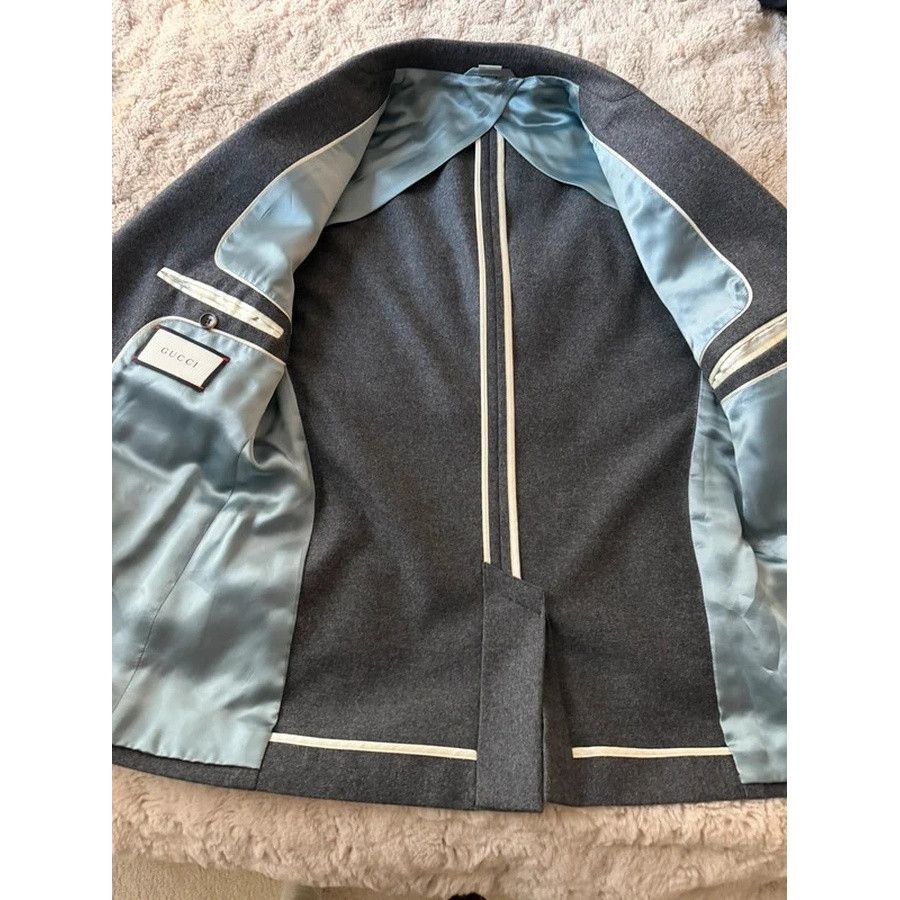 Gucci Gucci Men Wool Jacket Blazer Size IT46 Small Size 36R - 3 Thumbnail