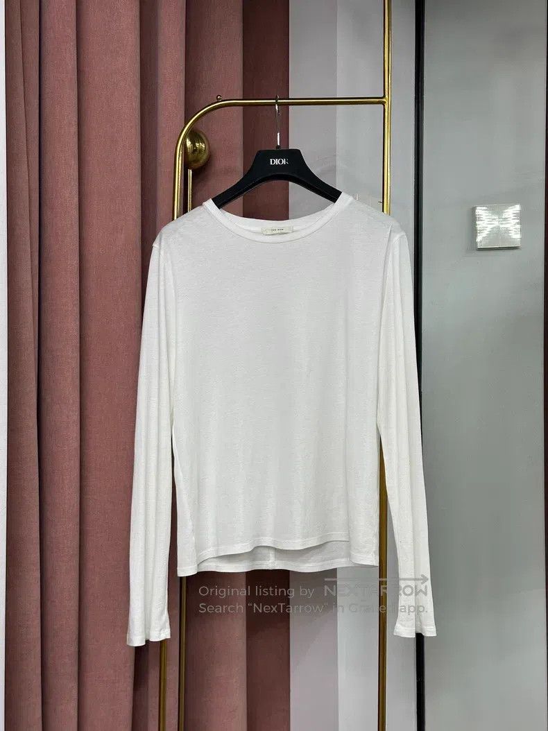 The Row The Row White long-sleeved T-shirt Size XS / US 0-2 / IT 36-38 - 1 Thumbnail