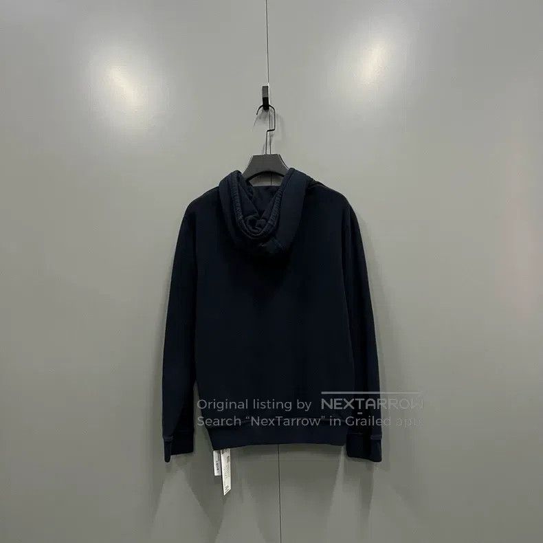 Hermes Hermes Navy Blue Military Hooded Sweatshirt Size US L / EU 52-54 / 3 - 2 Thumbnail