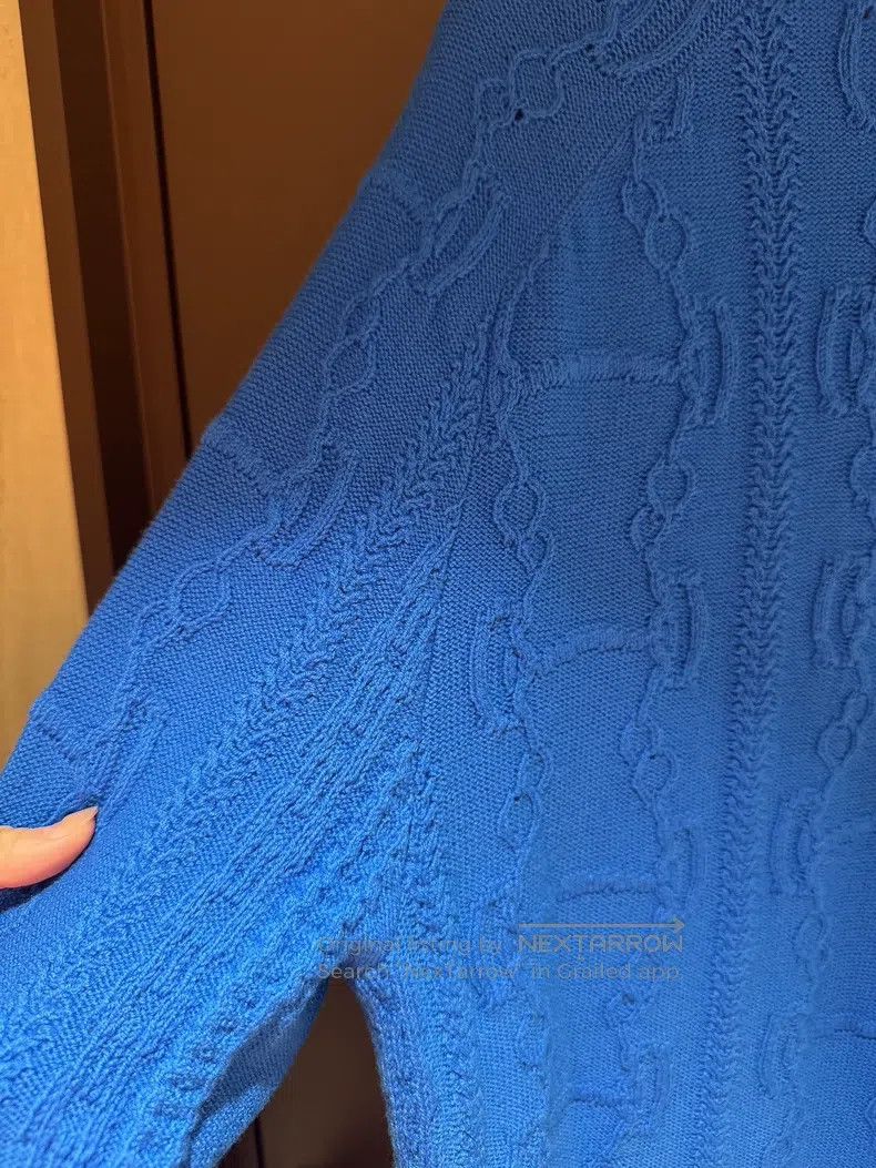 Hermes Hermes Jacquard Knit Dress Size XXS / US 00 / IT 34 - 7 Thumbnail