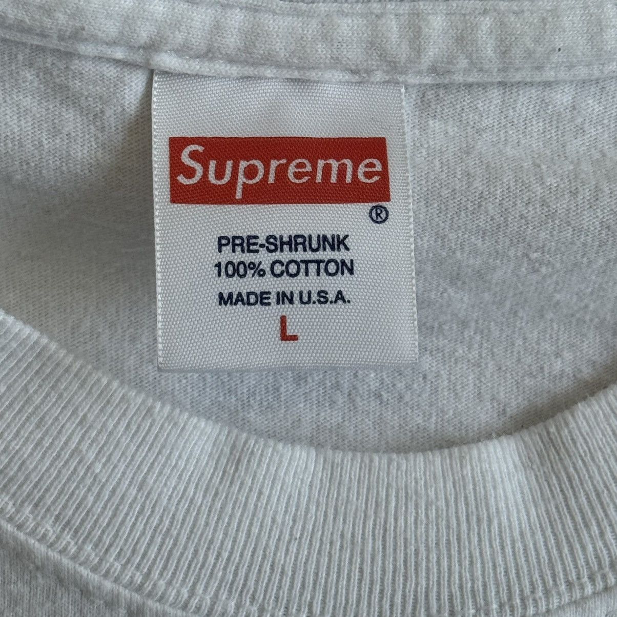 Supreme MISPRINT 2011 Shark Long Sleeve Mirror Logo L/S Shirt Size US L / EU 52-54 / 3 - 9 Thumbnail