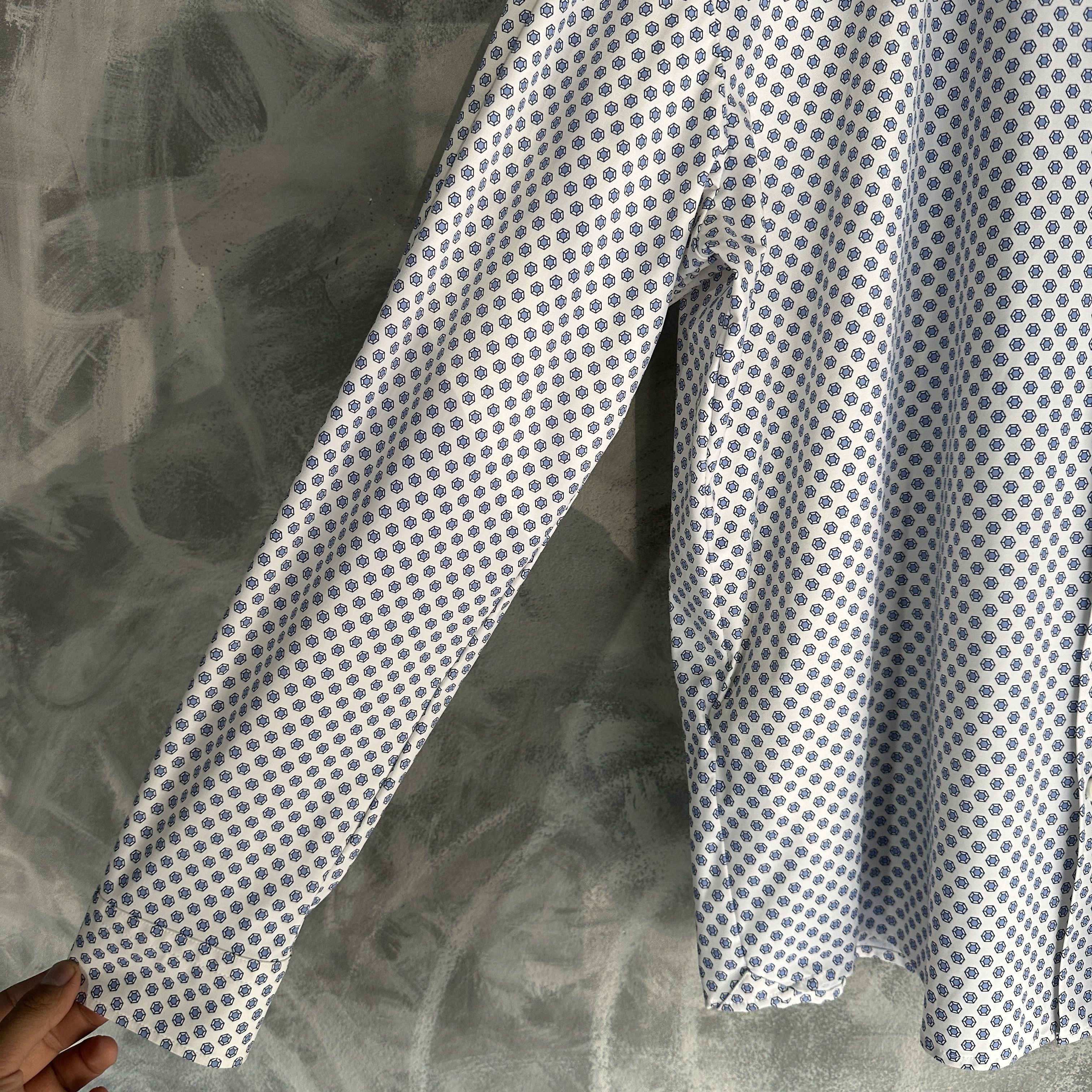 Hugo Boss Hugo Boss Button Up Shirt Mens Diamond P Roan Kent Size US XXL / EU 58 / 5 - 3 Thumbnail