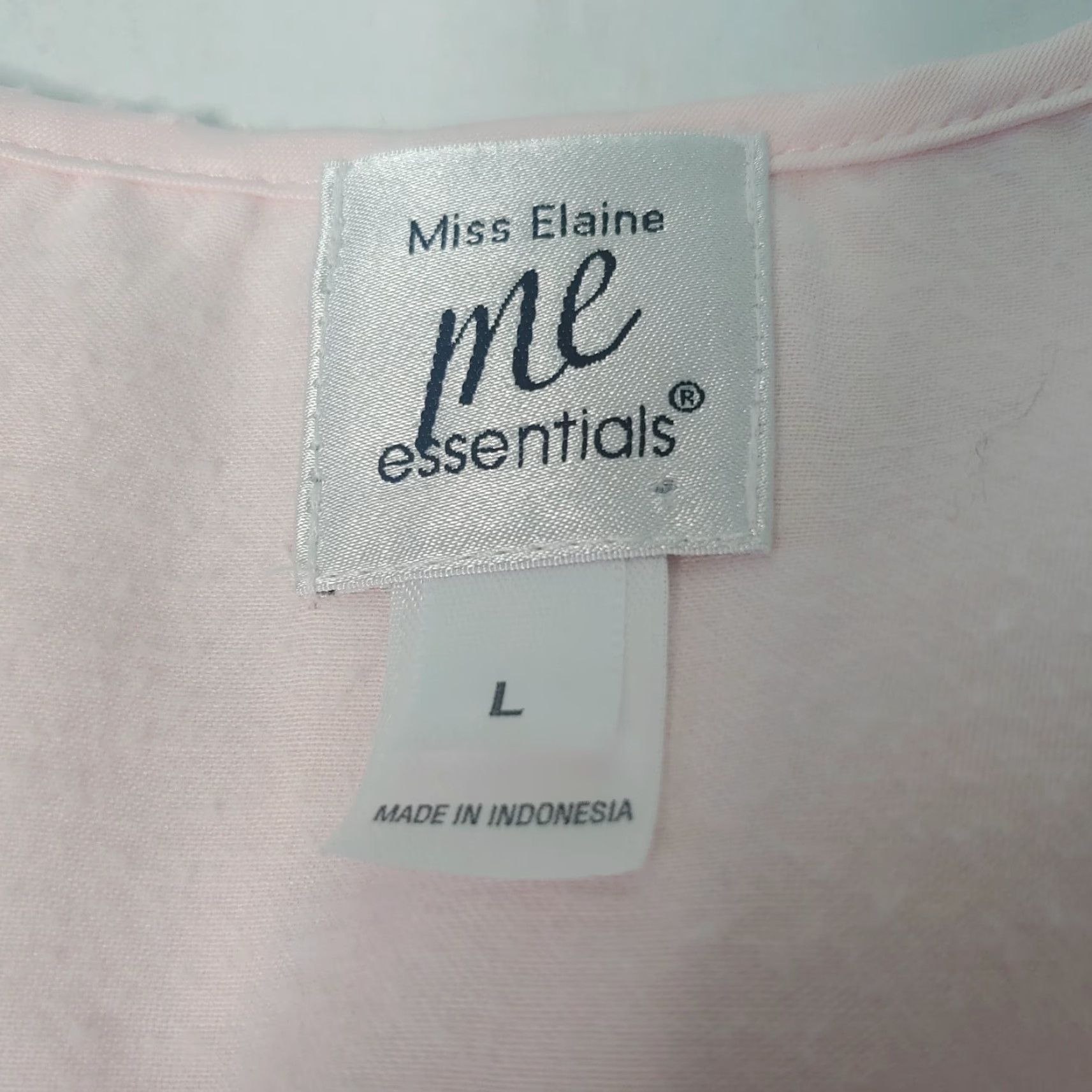 Vintage Miss Elaine Gown Womens Large Nightgown Long Sleeve Lace Floral Fuzzy Inside Blue EUC Size L / US 10 / IT 46 - 6 Thumbnail