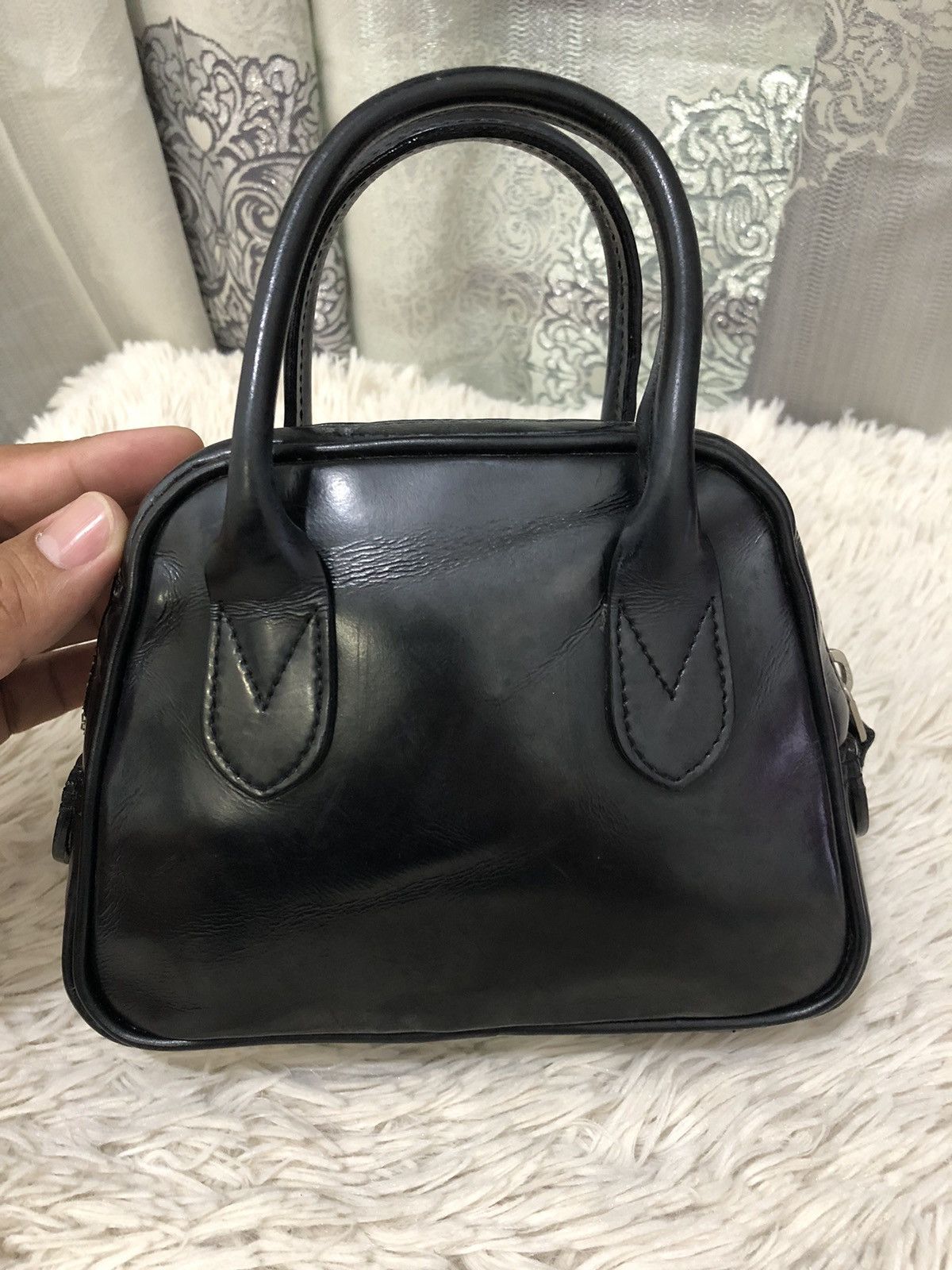 Comme des Garcons × Designer COMME des GARCONS Mini Leather Handbag Size ONE SIZE - 5 Thumbnail