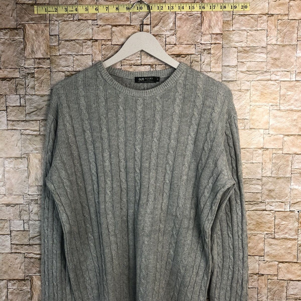 Beams Plus Beams Hearts Grey Knitwear #A169 Size M / US 6-8 / IT 42-44 - 2 Thumbnail