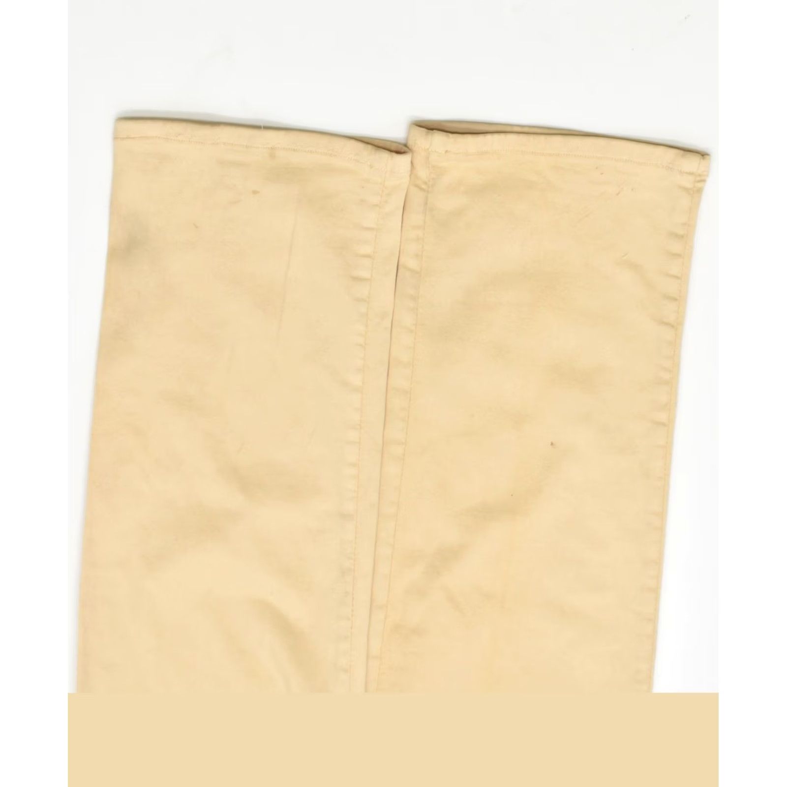 Vintage ICEBERG Beige Cotton Trousers W28 L30 Slim Casual Designer 30in 28in Womens Size 28" / US 6 / IT 42 - 3 Thumbnail